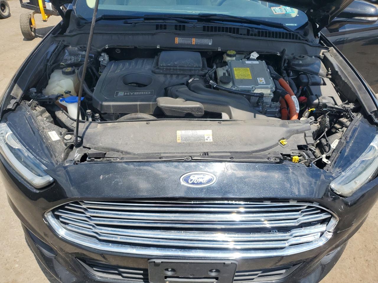 2014 Ford Fusion Se Hybrid Black vin: 3FA6P0LU5ER303518