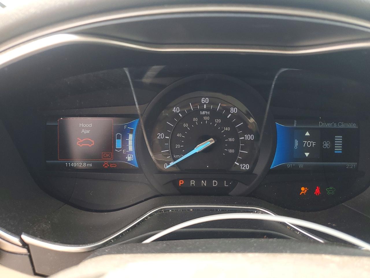 2014 Ford Fusion Se Hybrid Black vin: 3FA6P0LU5ER303518