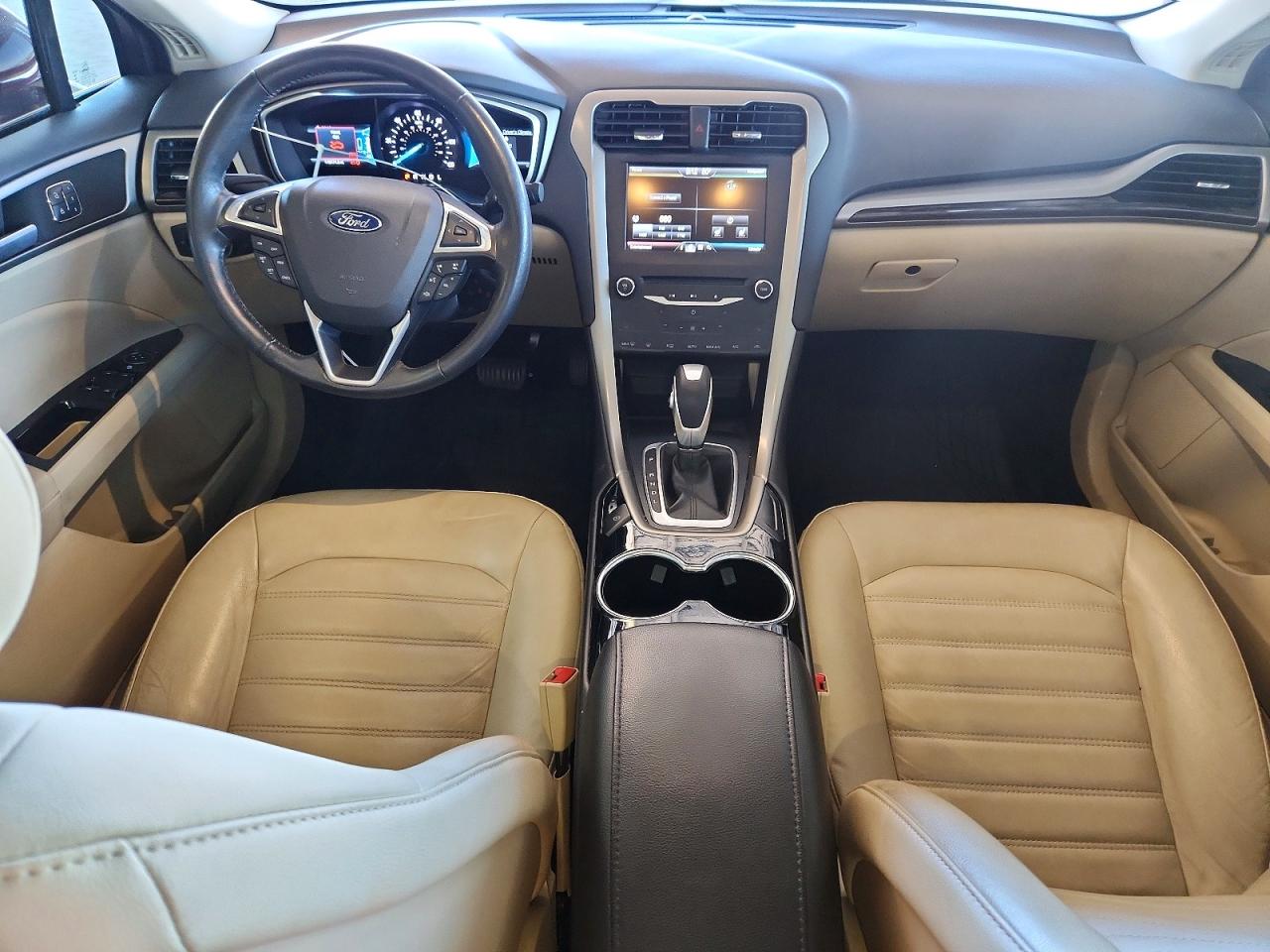 2014 Ford Fusion Se Hybrid Red vin: 3FA6P0LU5ER366957