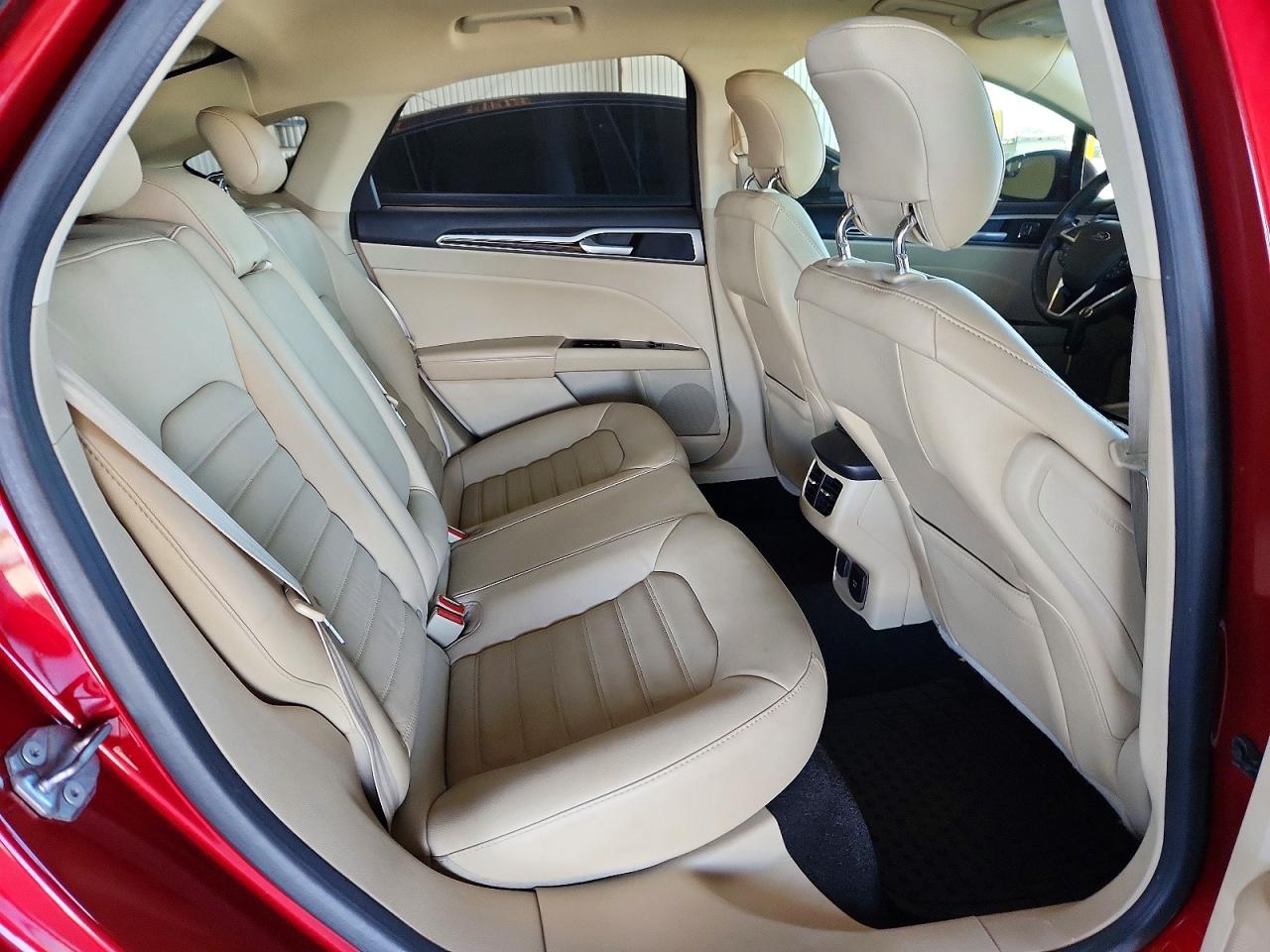 2014 Ford Fusion Se Hybrid Red vin: 3FA6P0LU5ER366957
