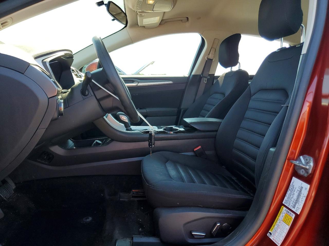 2014 Ford Fusion Se Hybrid Brown vin: 3FA6P0LU5ER387534