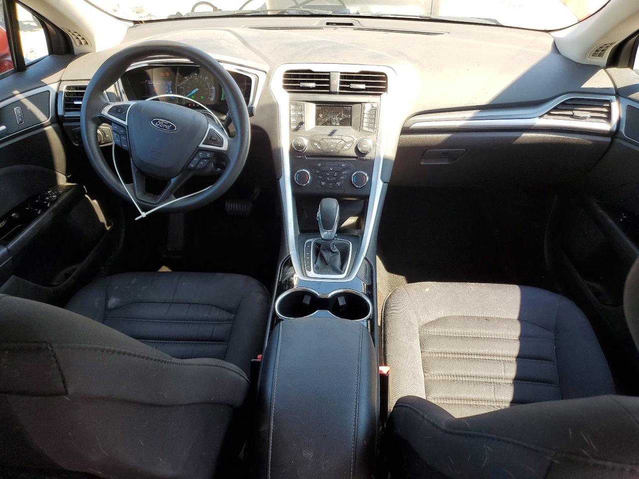 2014 Ford Fusion Se Hybrid Brown vin: 3FA6P0LU5ER387534