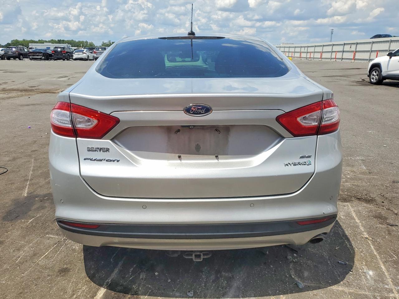 2015 Ford Fusion Se Hybrid Silver vin: 3FA6P0LU5FR123795