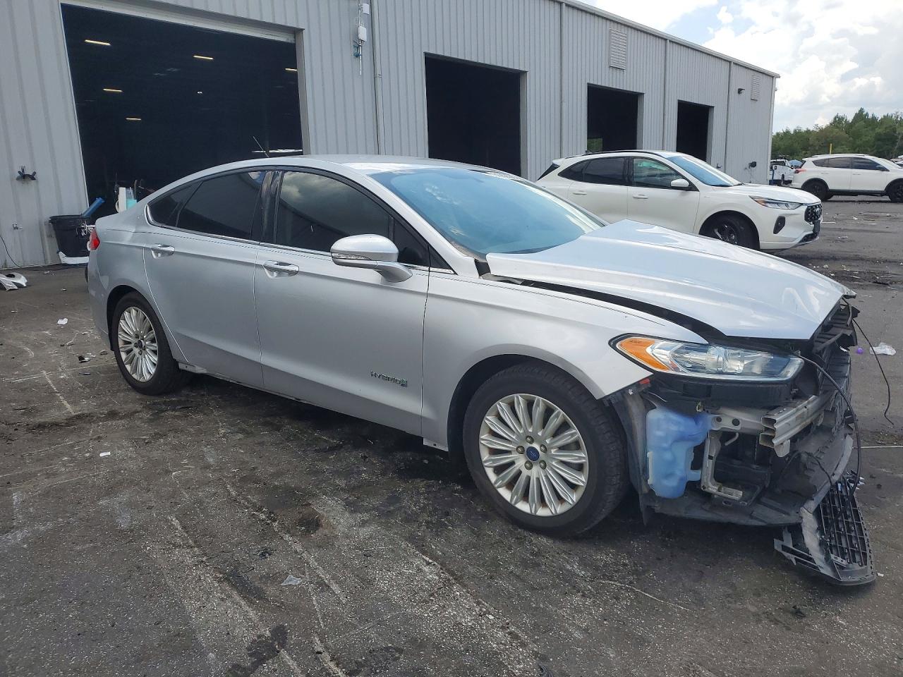 2015 Ford Fusion Se Hybrid Silver vin: 3FA6P0LU5FR123795