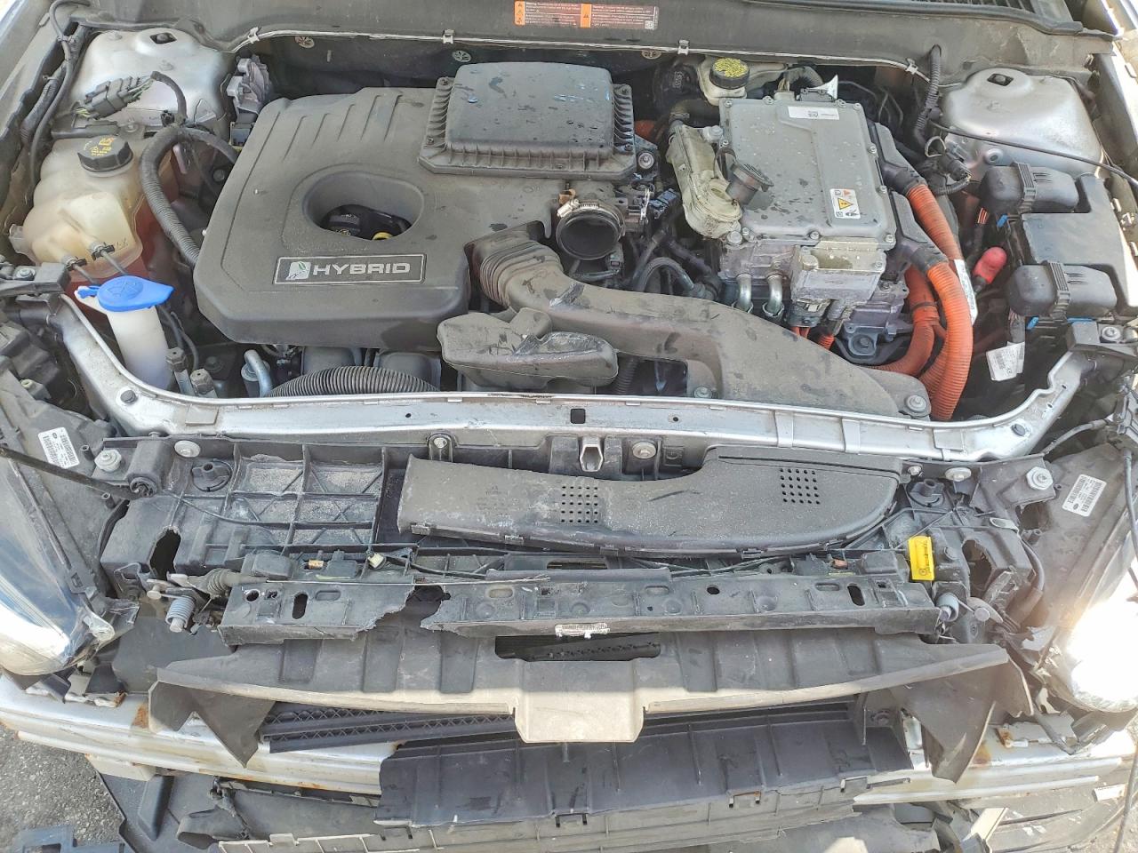 2015 Ford Fusion Se Hybrid Silver vin: 3FA6P0LU5FR123795