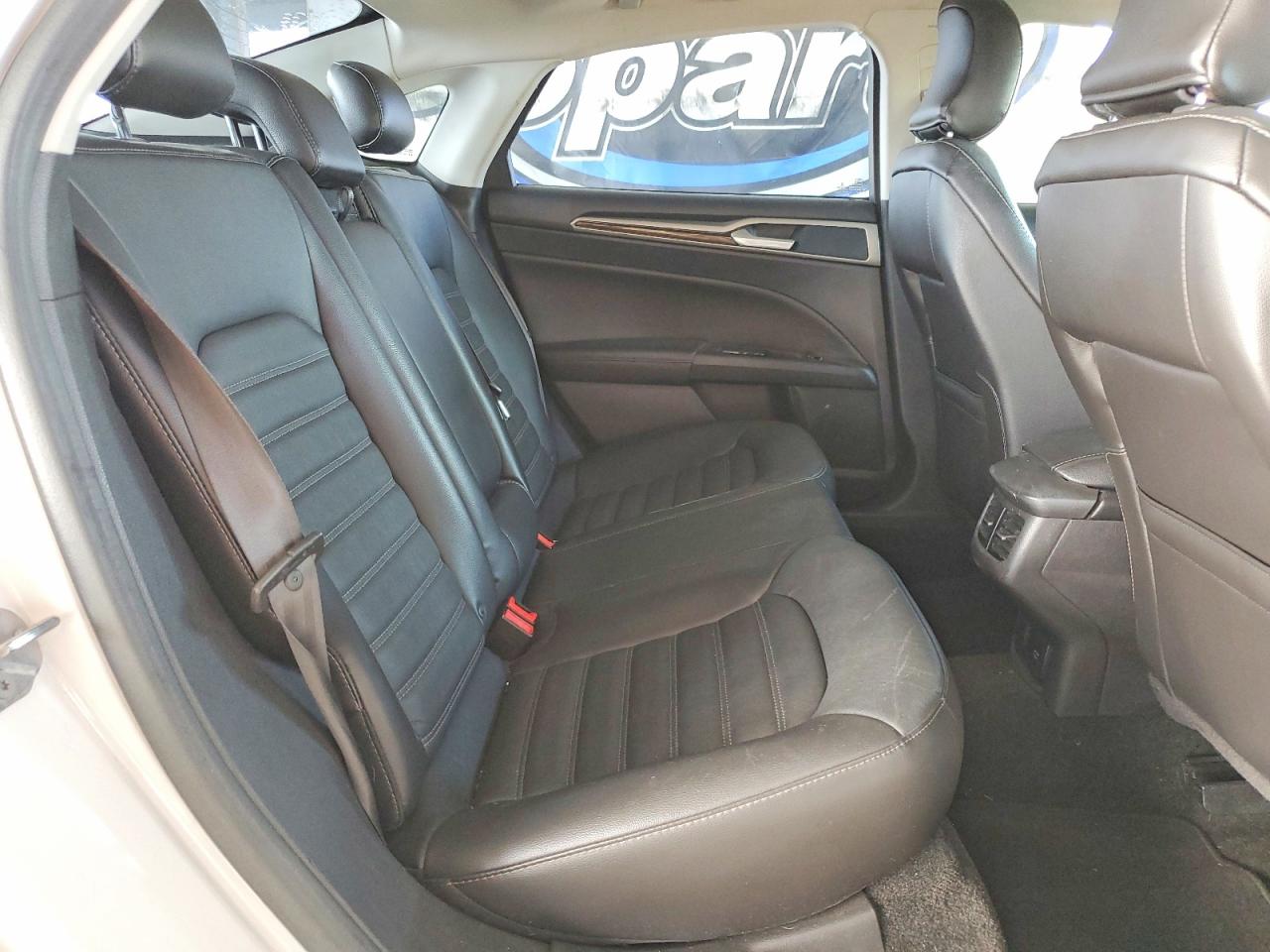 2015 Ford Fusion Se Hybrid White vin: 3FA6P0LU5FR253575