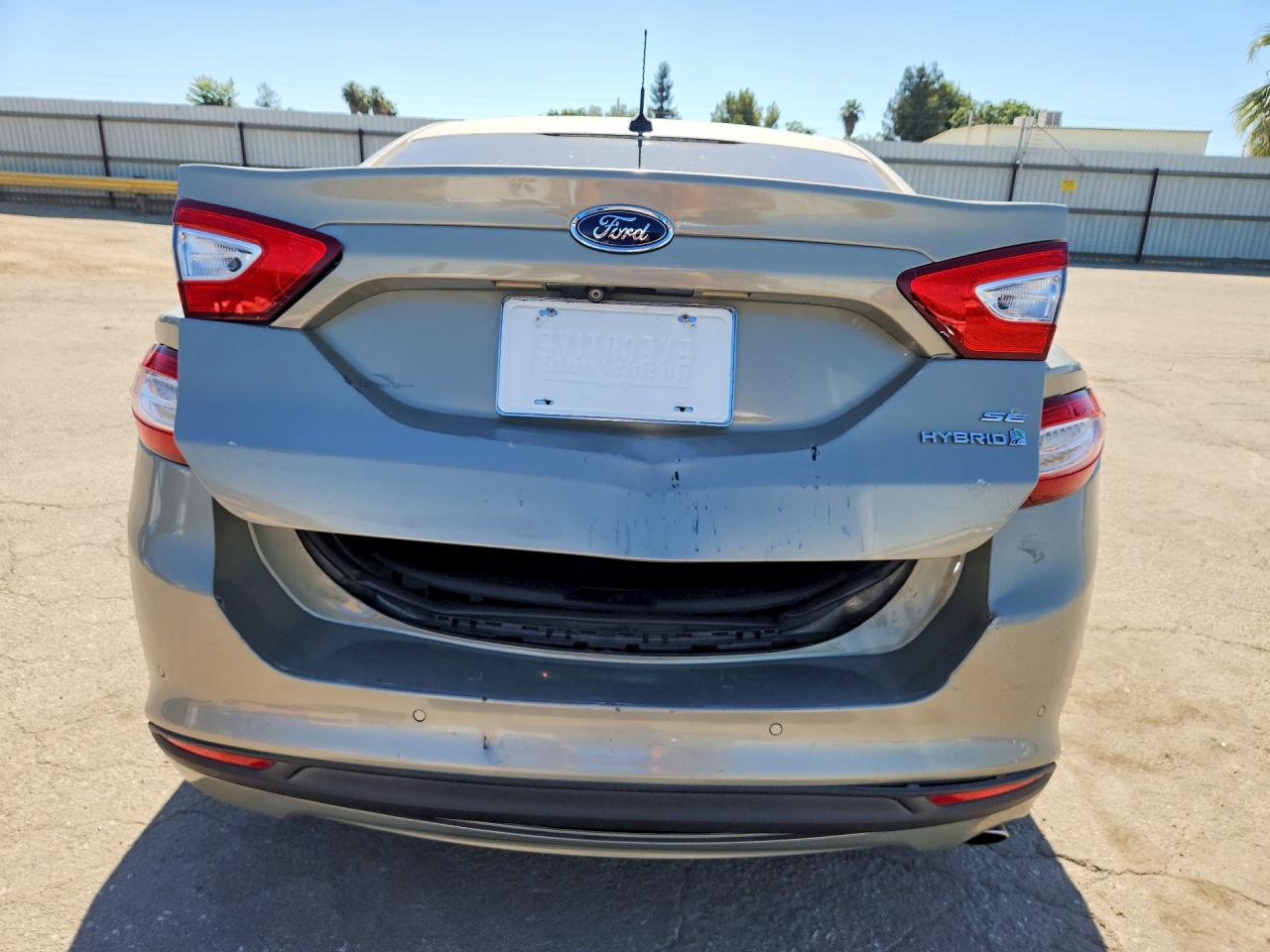 2015 Ford Fusion Se Hybrid Gold vin: 3FA6P0LU5FR306386