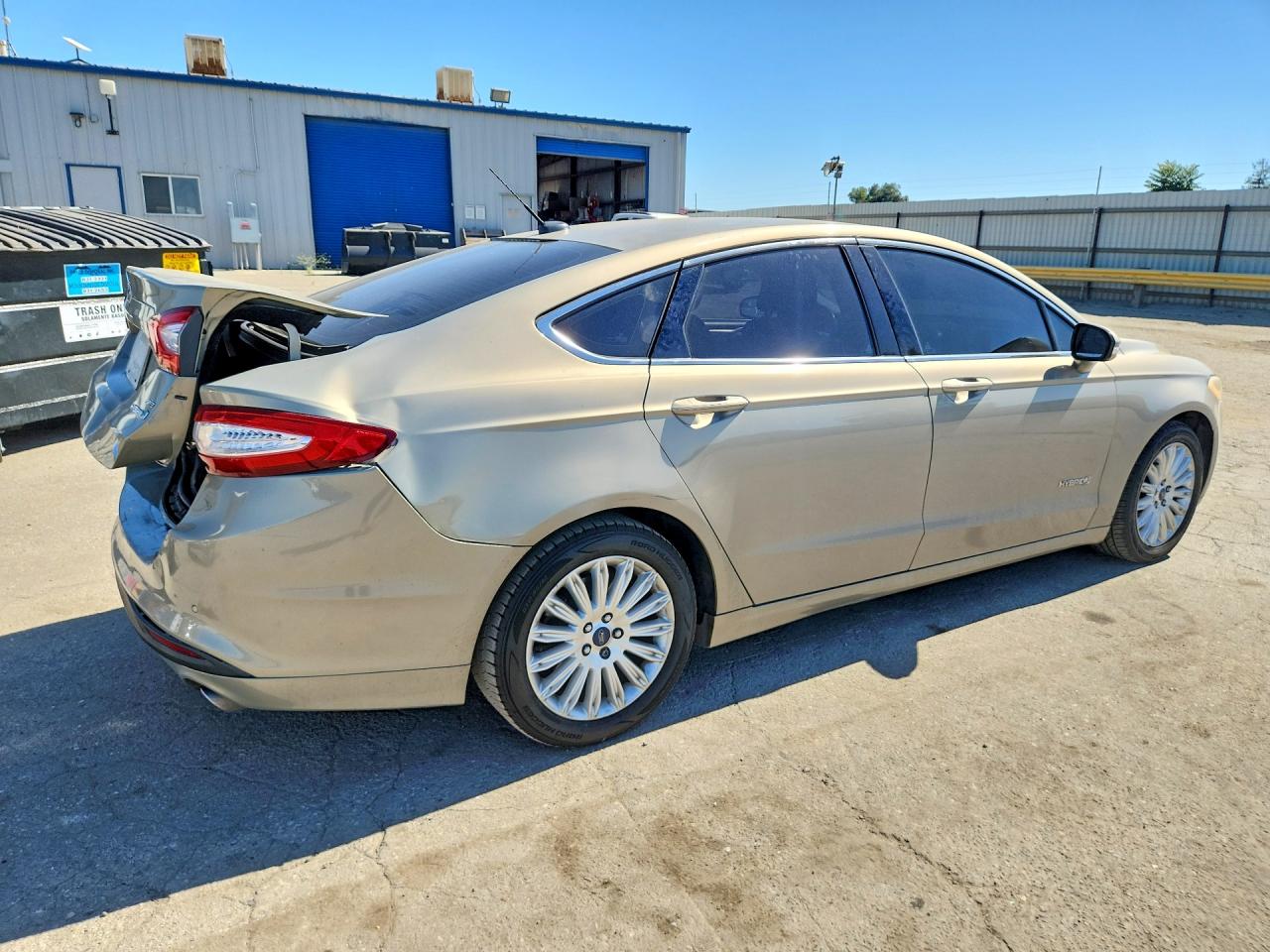 2015 Ford Fusion Se Hybrid Gold vin: 3FA6P0LU5FR306386