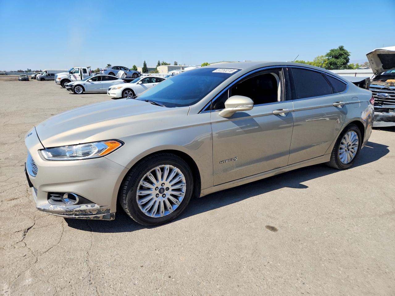 2015 Ford Fusion Se Hybrid Gold vin: 3FA6P0LU5FR306386