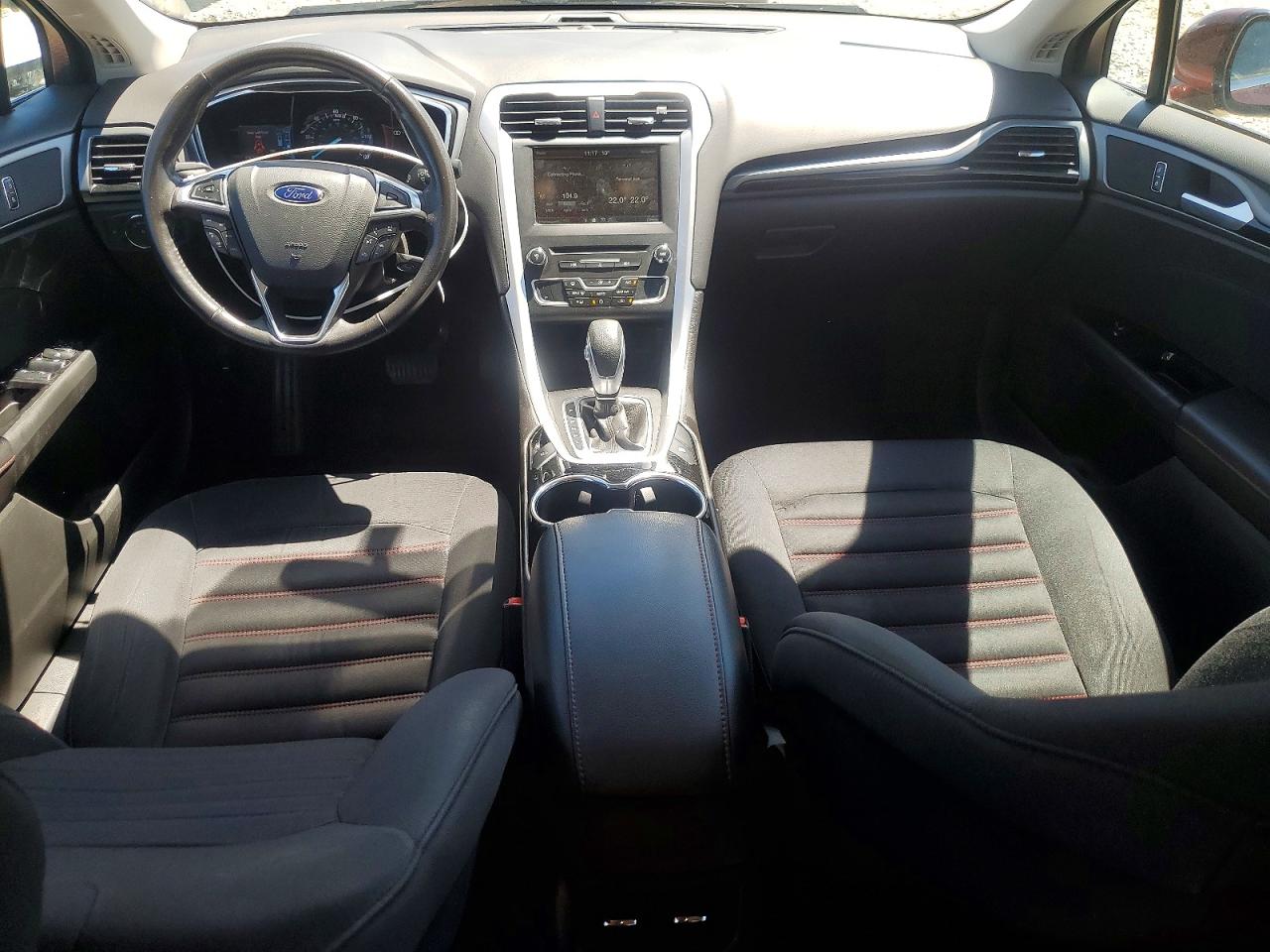 2016 Ford Fusion Se Hybrid Burgundy vin: 3FA6P0LU5GR196344