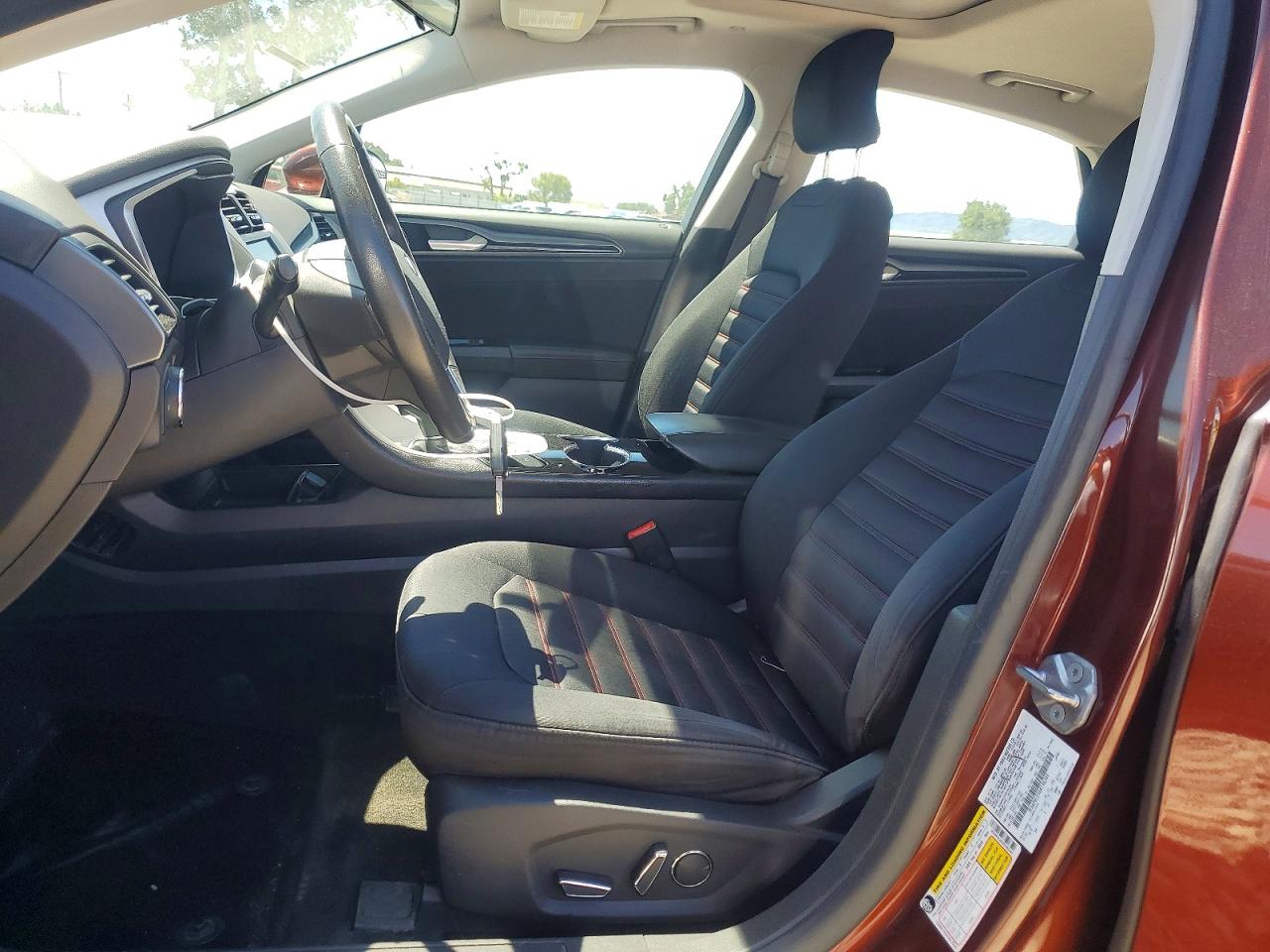 2016 Ford Fusion Se Hybrid Burgundy vin: 3FA6P0LU5GR196344