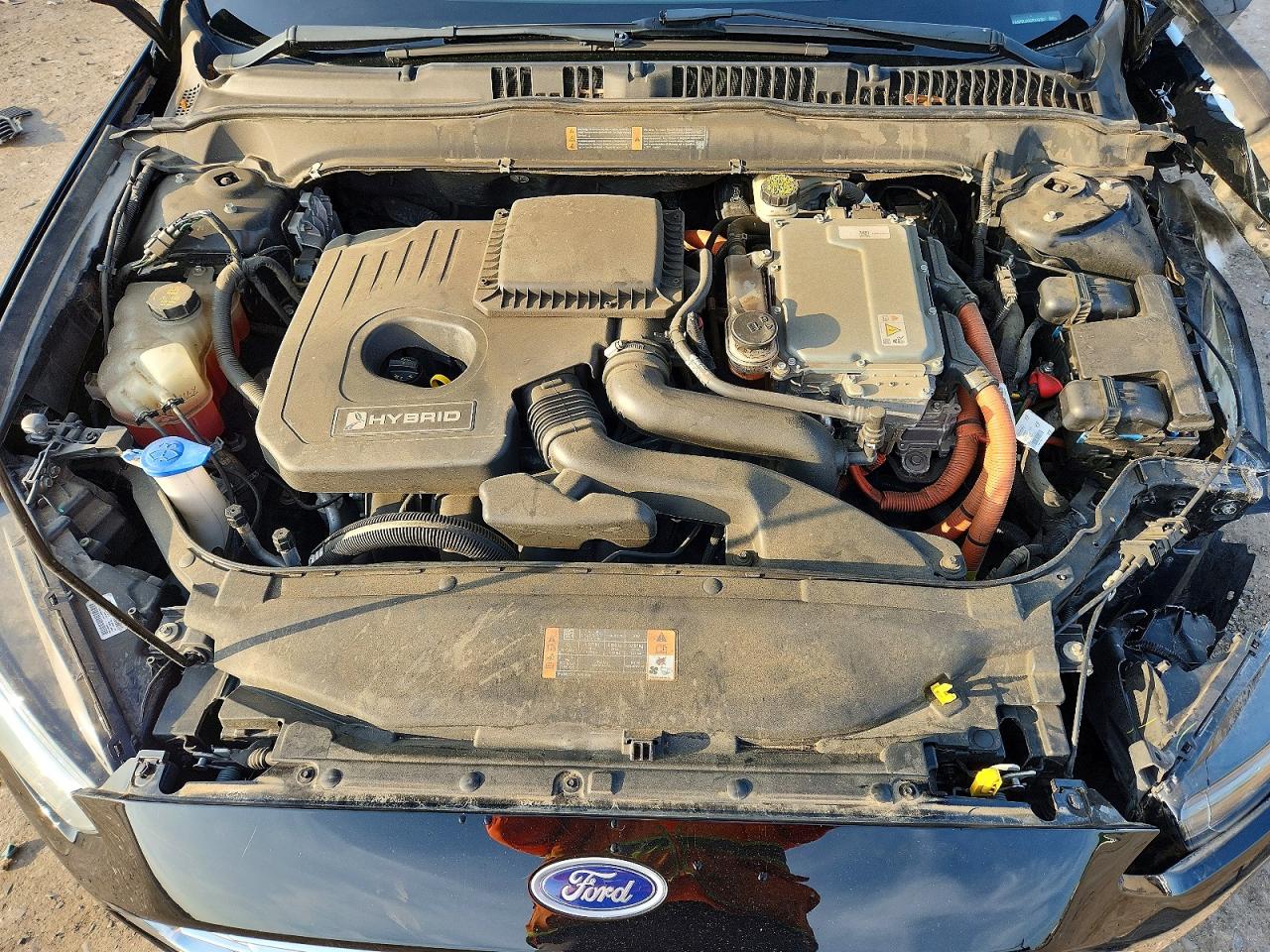 2016 Ford Fusion Se Hybrid Black vin: 3FA6P0LU5GR349367
