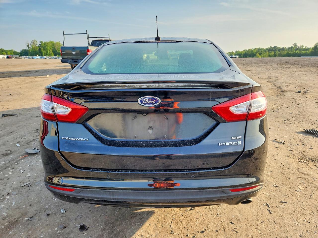 2016 Ford Fusion Se Hybrid Black vin: 3FA6P0LU5GR349367