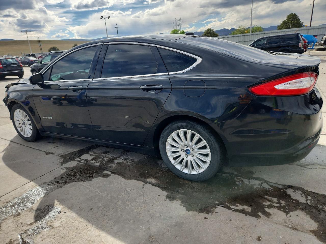 2013 Ford Fusion Se Hybrid Черный vin: 3FA6P0LU6DR146953
