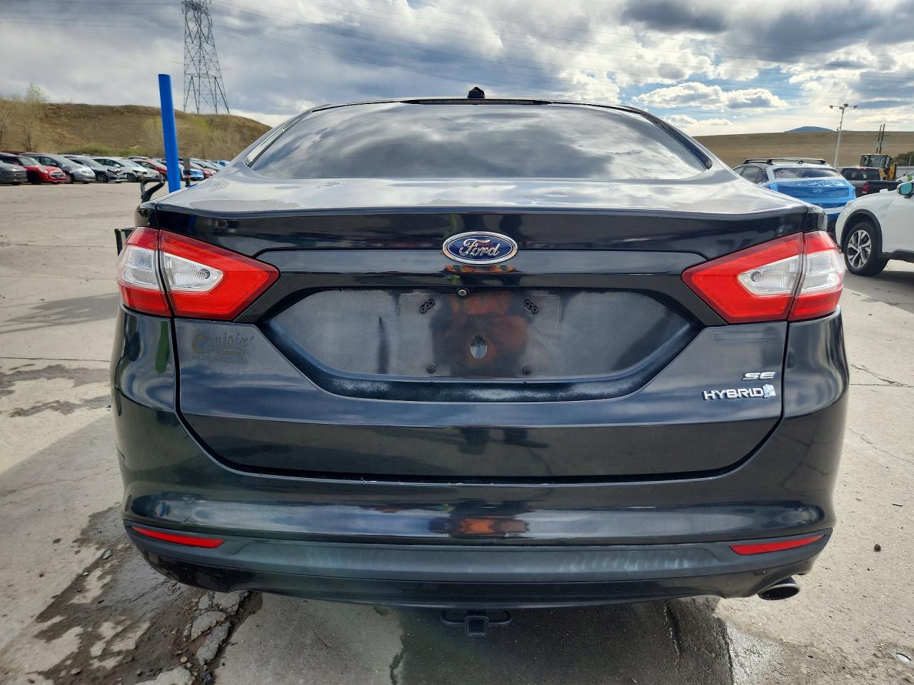 2013 Ford Fusion Se Hybrid Черный vin: 3FA6P0LU6DR146953