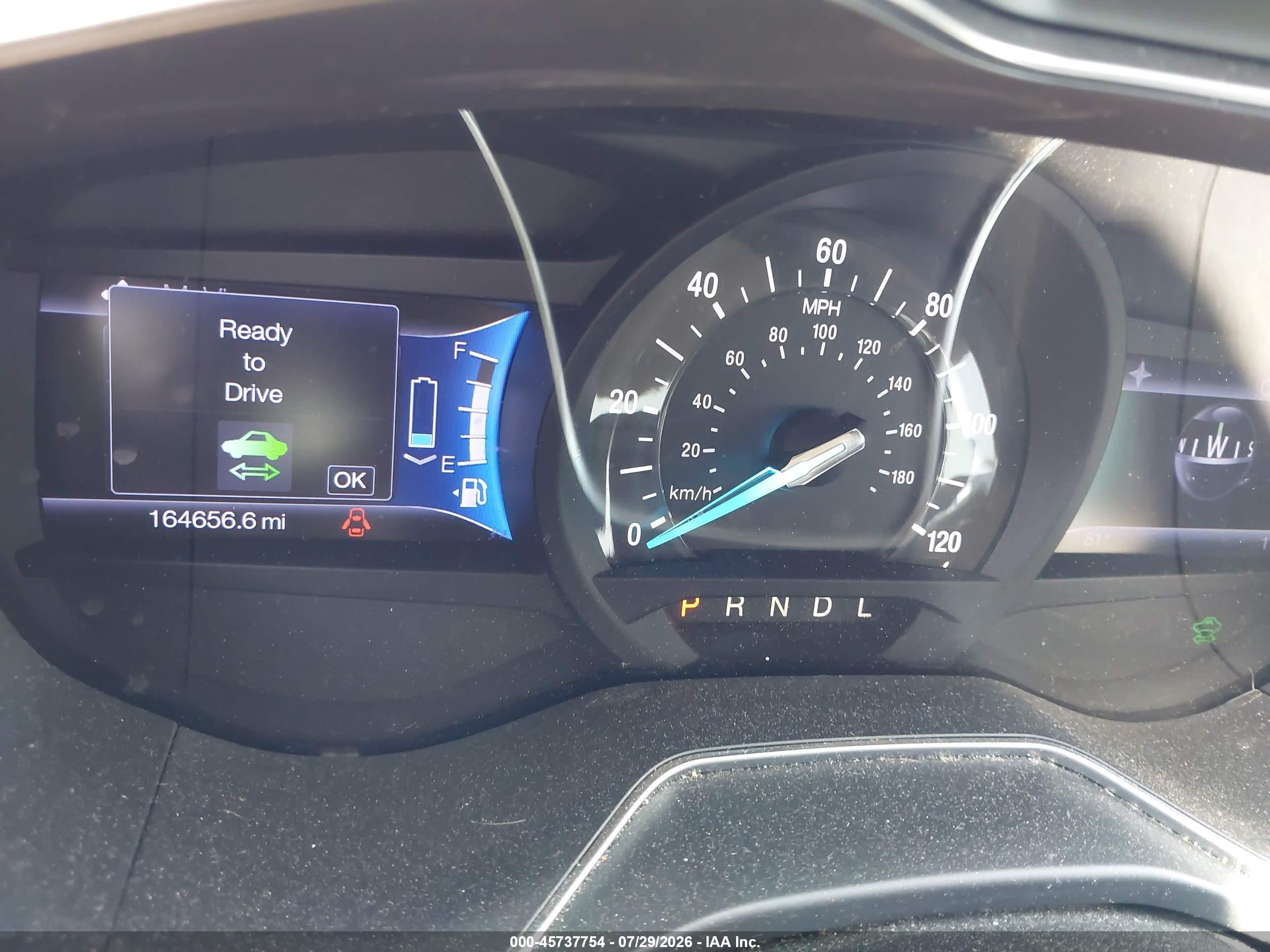2013 Ford Fusion Hybrid Se Синий vin: 3FA6P0LU6DR219593