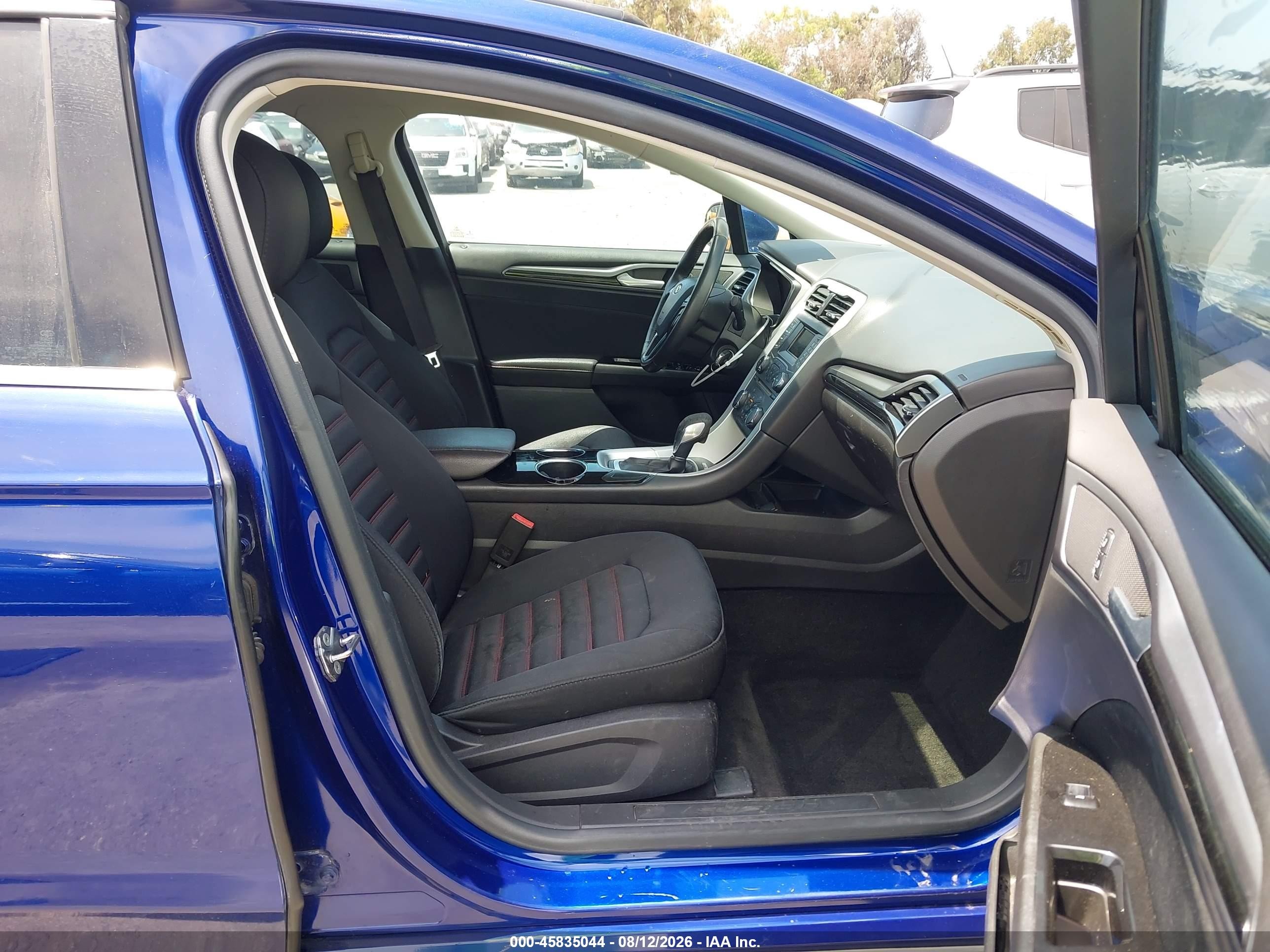 2013 Ford Fusion Hybrid Se Синий vin: 3FA6P0LU6DR227404