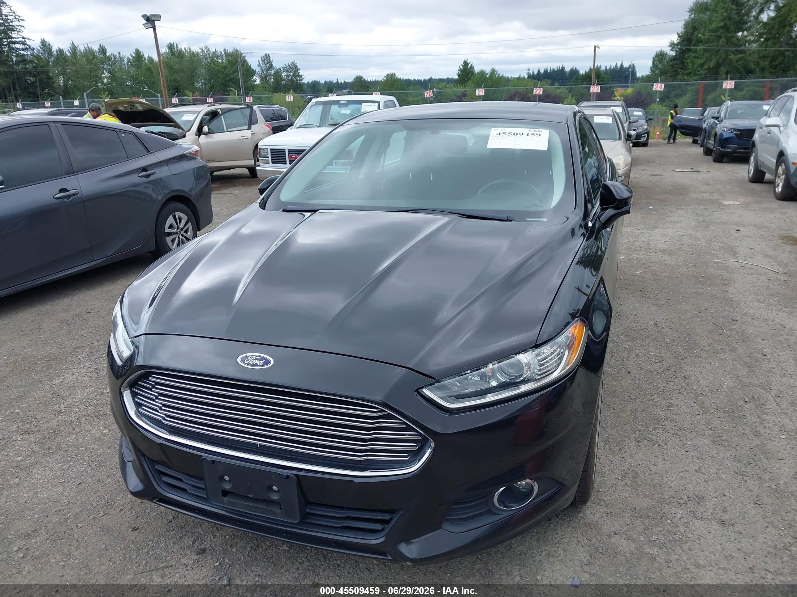 2013 Ford Fusion Hybrid Se Black vin: 3FA6P0LU6DR254778