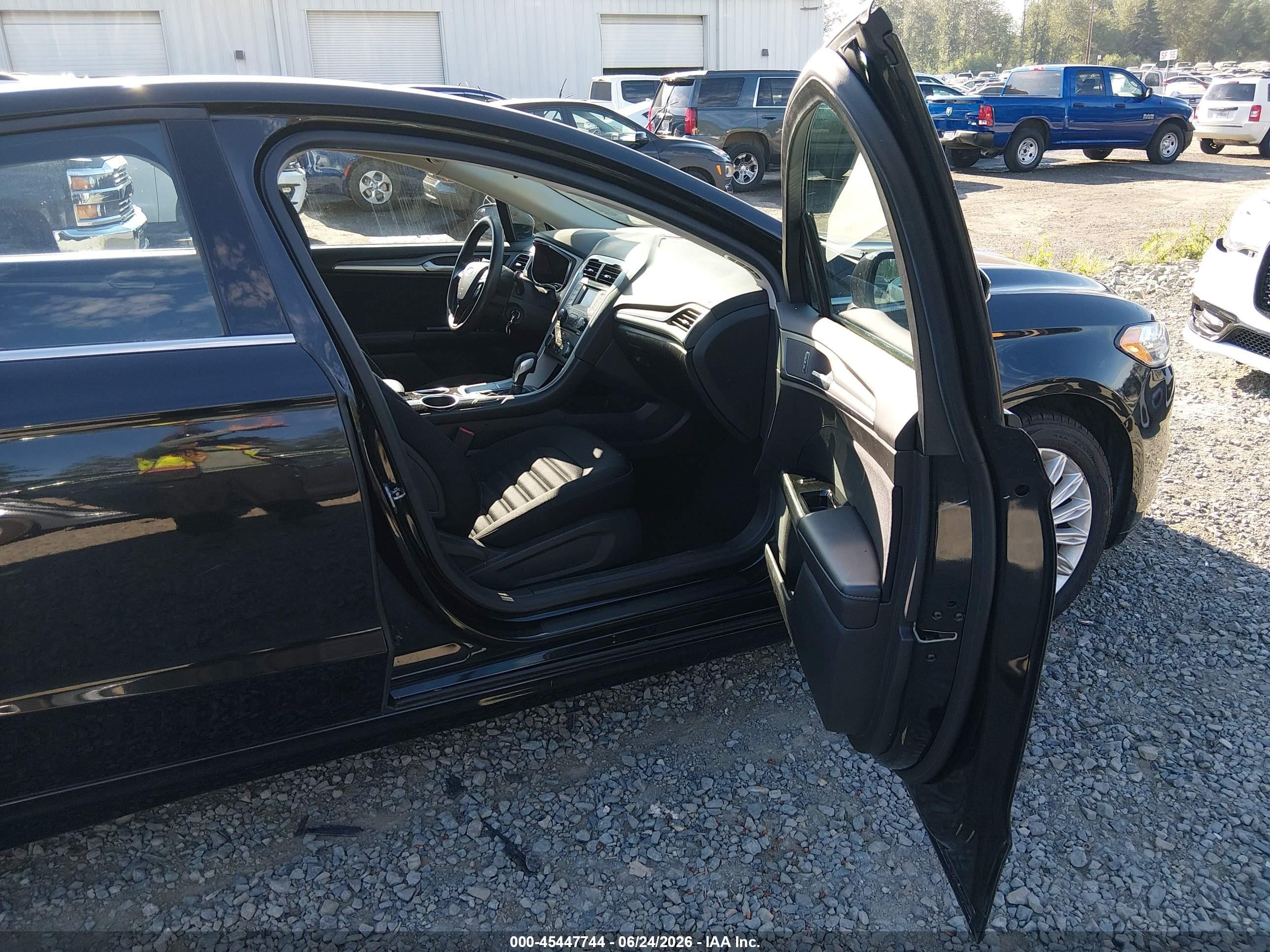 2013 Ford Fusion Hybrid Se Black vin: 3FA6P0LU6DR283164