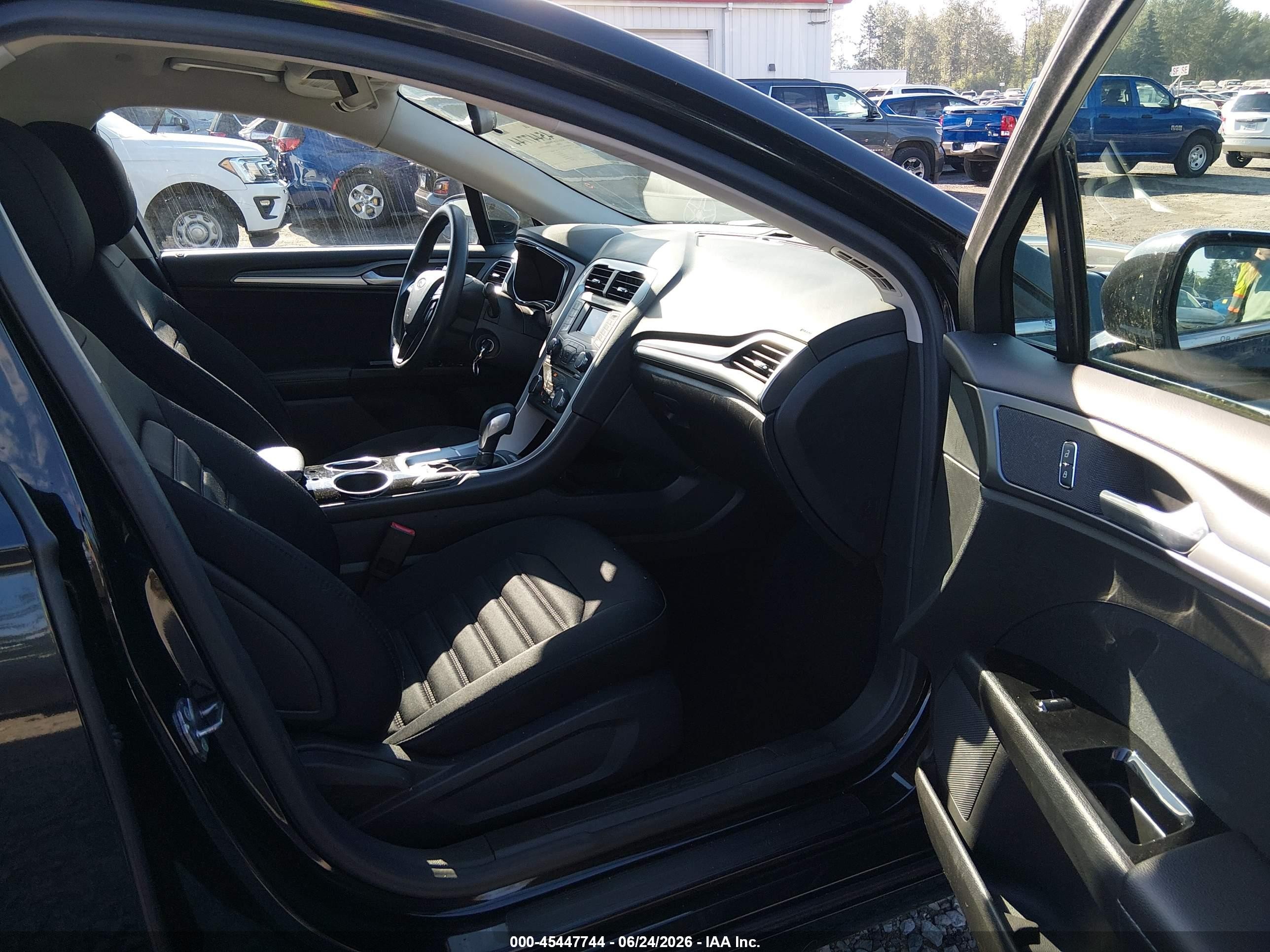 2013 Ford Fusion Hybrid Se Black vin: 3FA6P0LU6DR283164