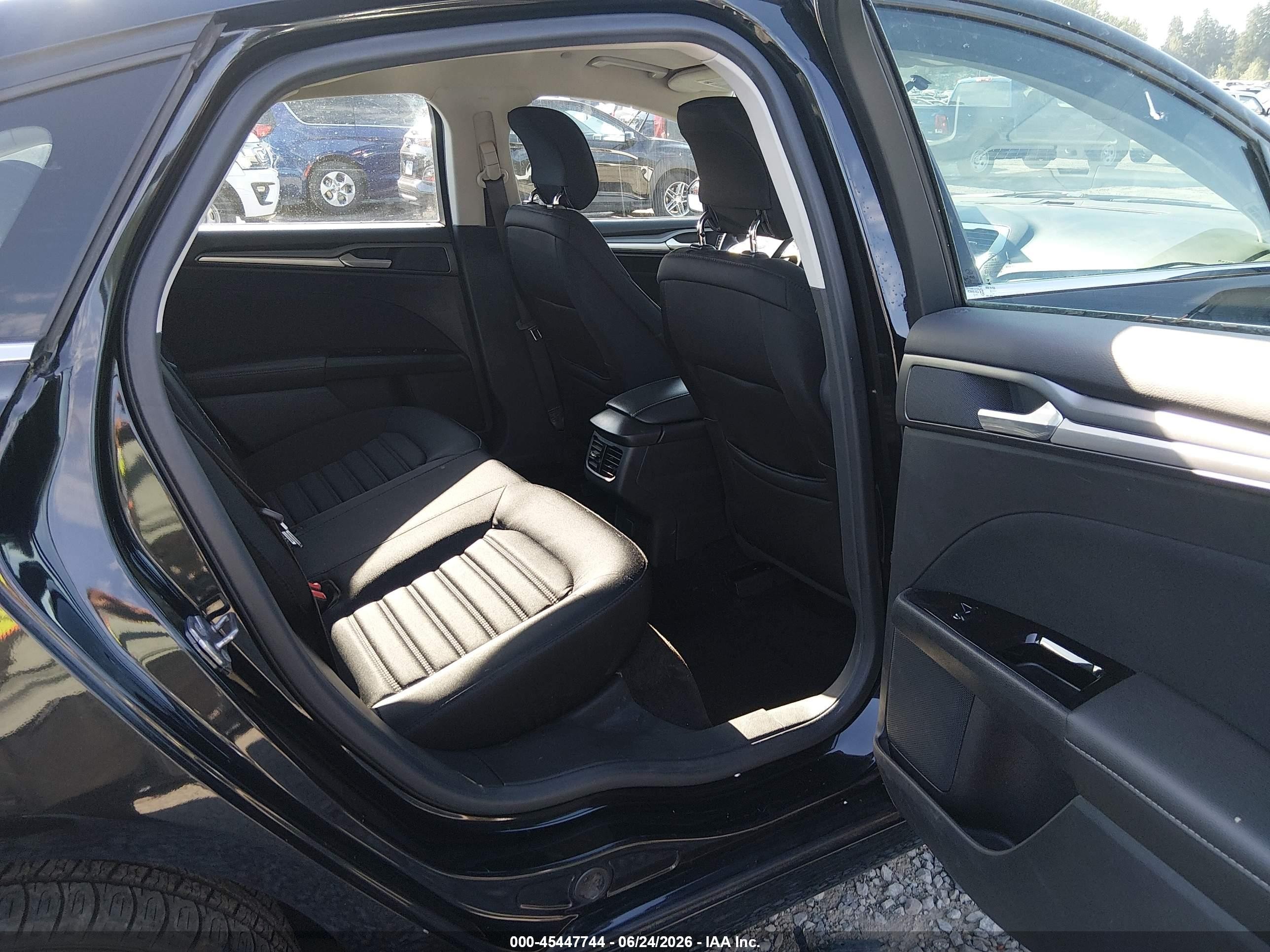 2013 Ford Fusion Hybrid Se Black vin: 3FA6P0LU6DR283164