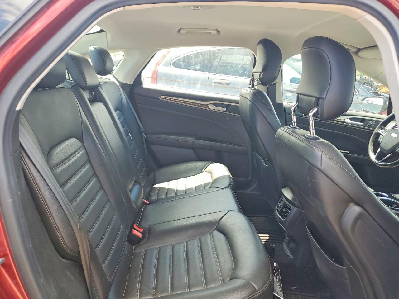 2013 Ford Fusion Se Hybrid Burgundy vin: 3FA6P0LU6DR309617