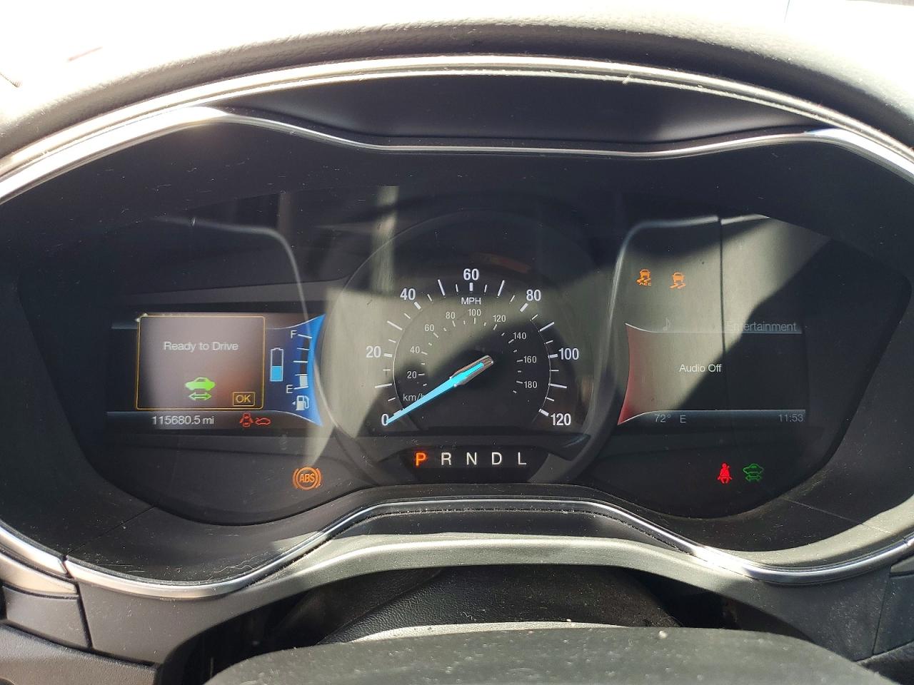 2013 Ford Fusion Se Hybrid Burgundy vin: 3FA6P0LU6DR309617