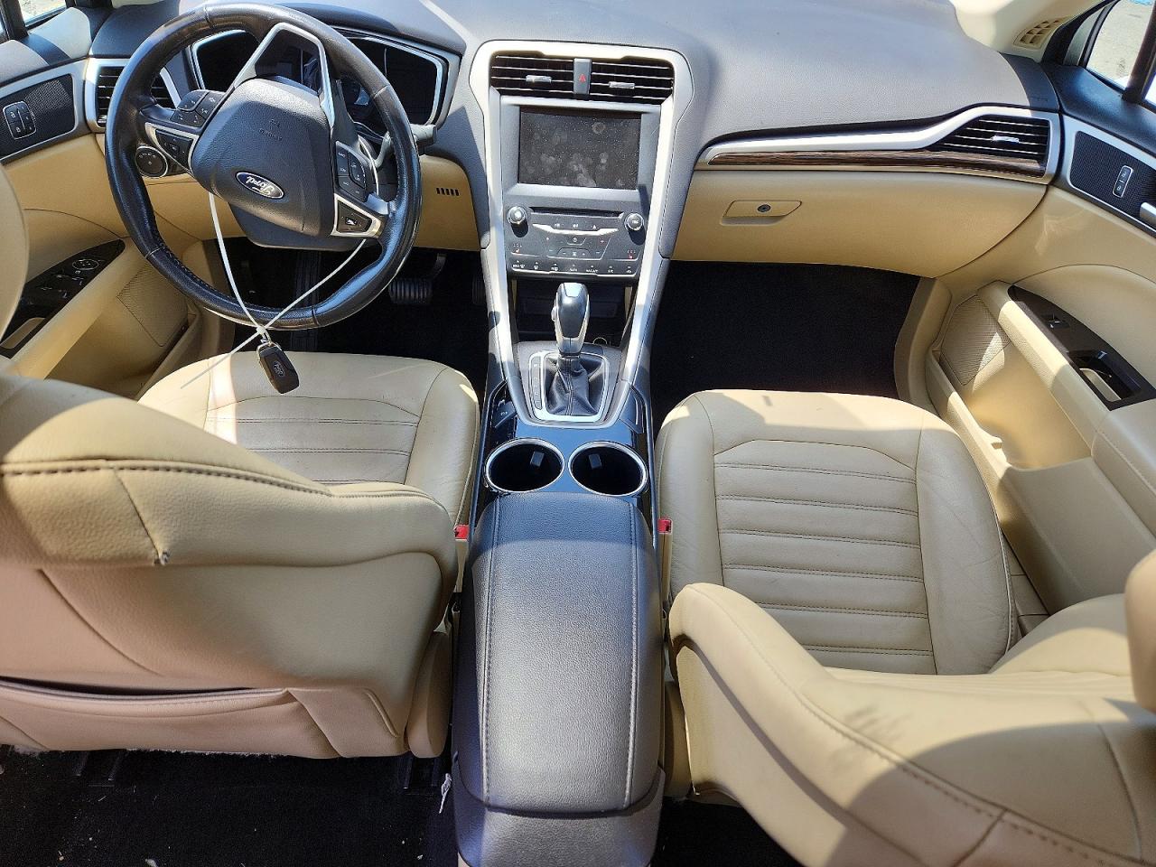 2013 Ford Fusion Se Hybrid White vin: 3FA6P0LU6DR316423
