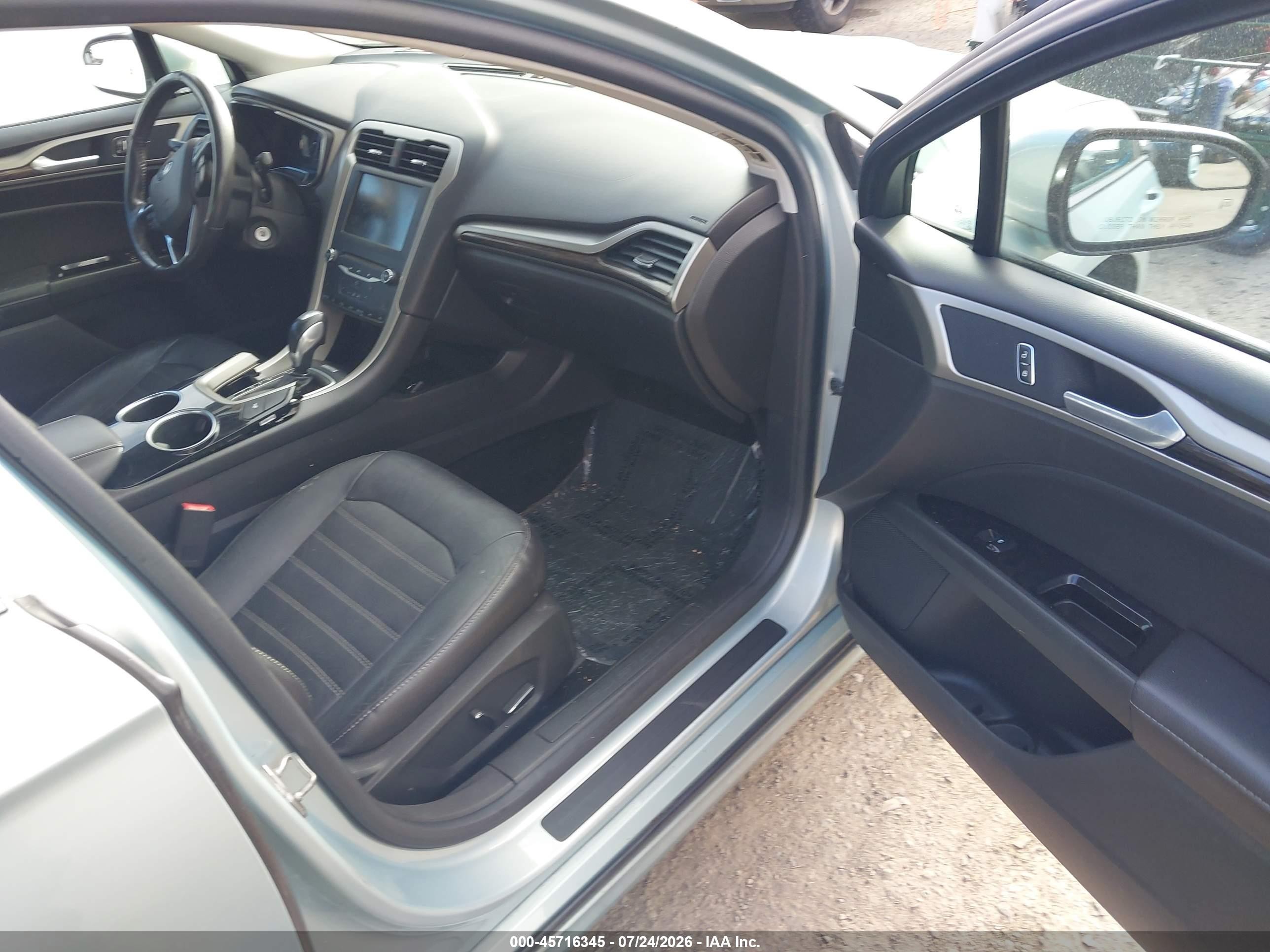 2013 Ford Fusion Hybrid Se Silver vin: 3FA6P0LU6DR345663
