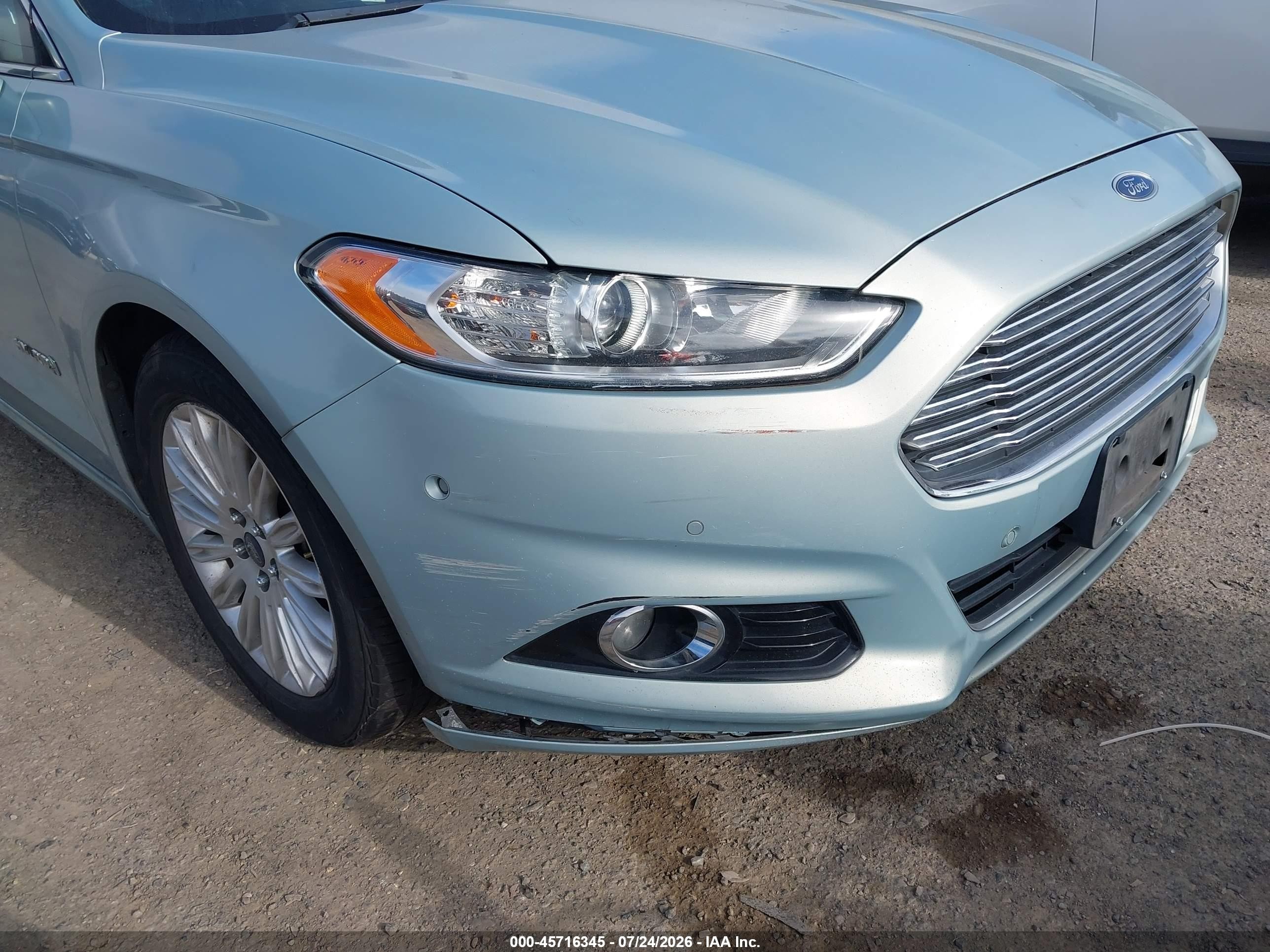 2013 Ford Fusion Hybrid Se Silver vin: 3FA6P0LU6DR345663
