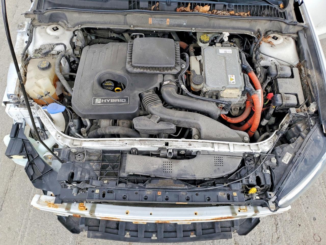 2013 Ford Fusion Se Hybrid Белый vin: 3FA6P0LU6DR358008