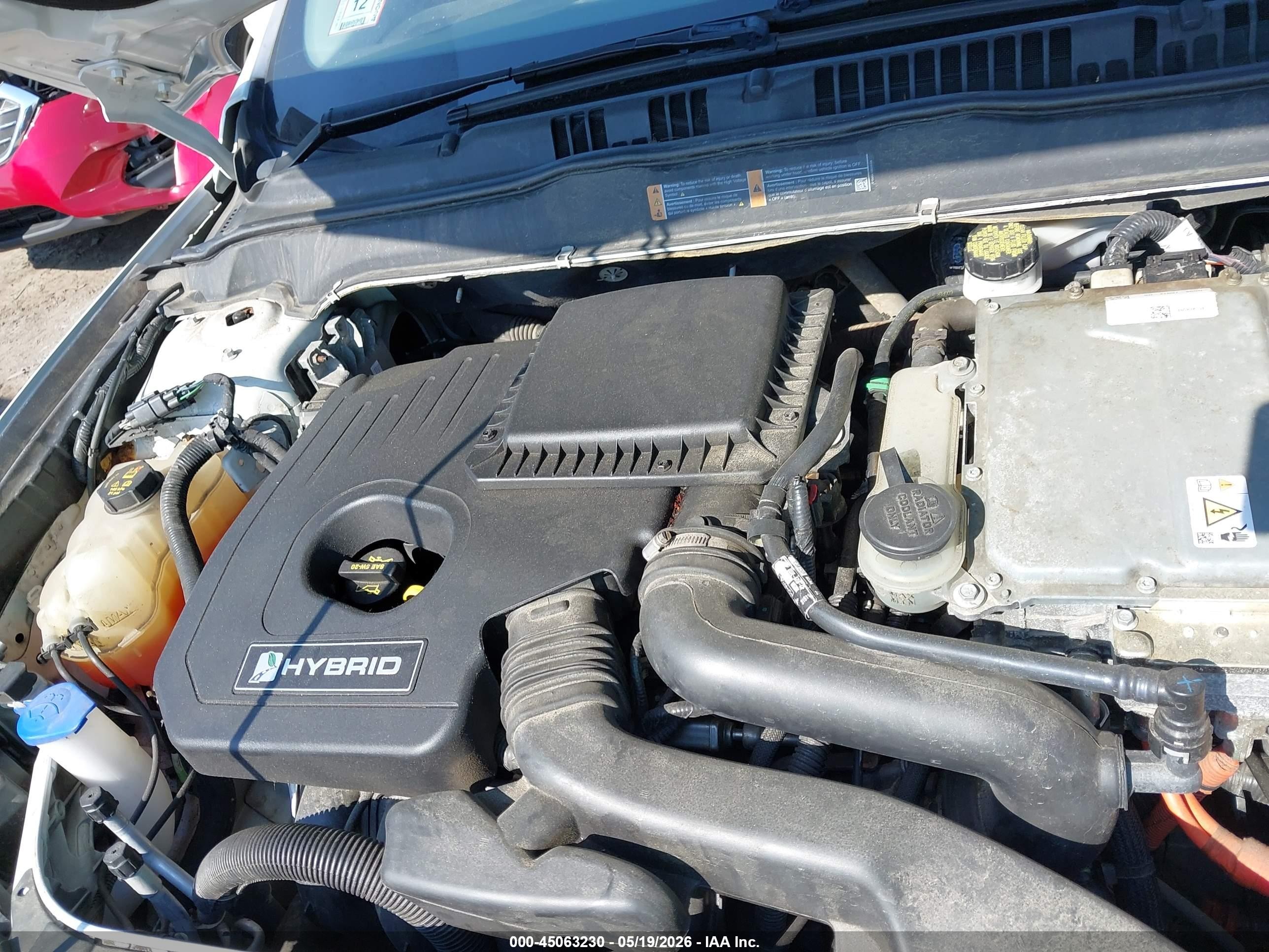 2013 Ford Fusion Hybrid Se Бежевый vin: 3FA6P0LU6DR380963