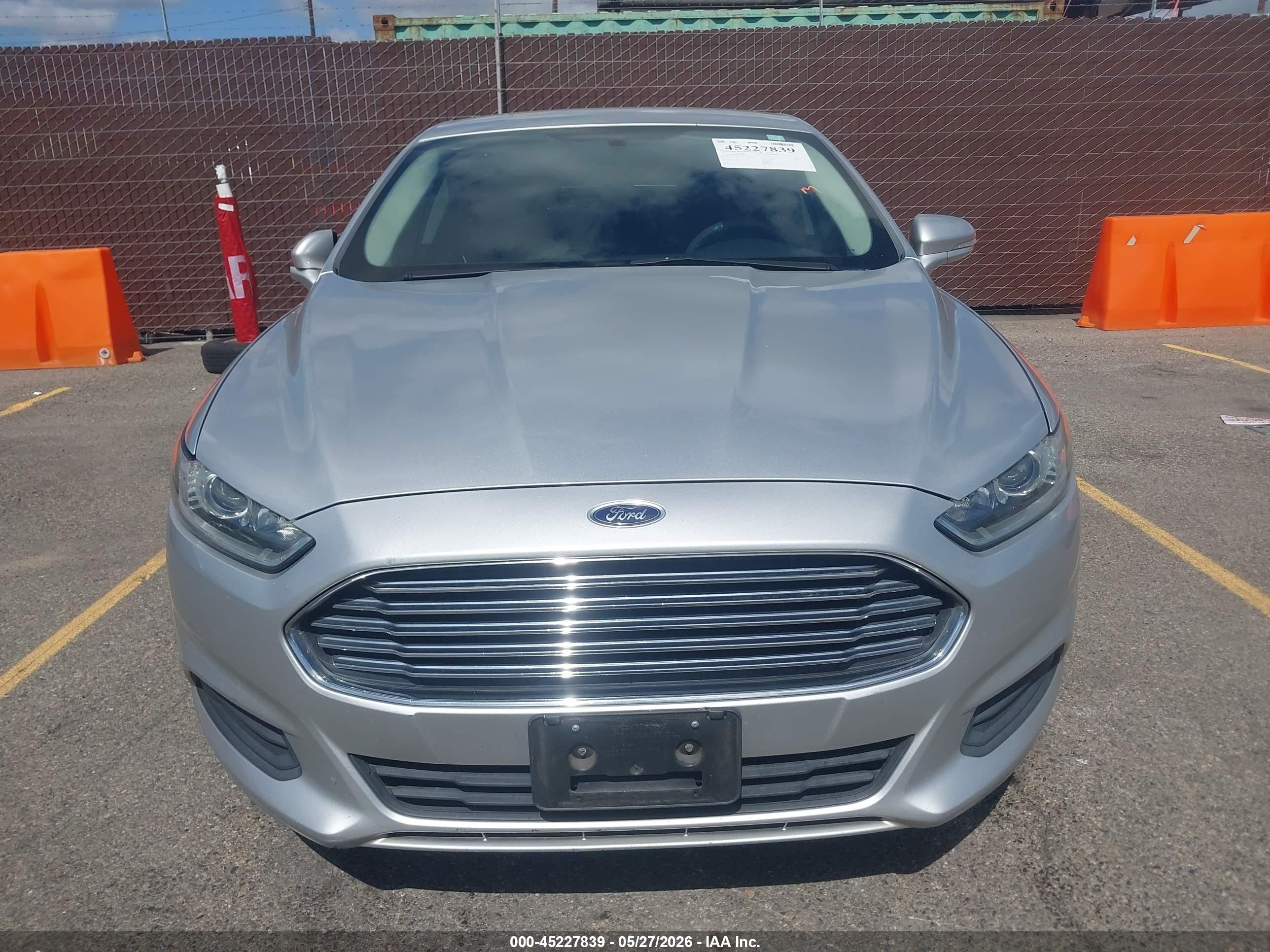 2014 Ford Fusion Hybrid Se Silver vin: 3FA6P0LU6ER129832