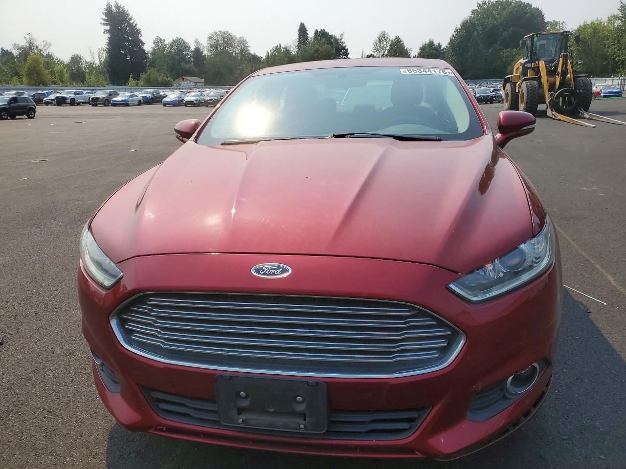 2014 Ford Fusion Se Hybrid Red vin: 3FA6P0LU6ER158988