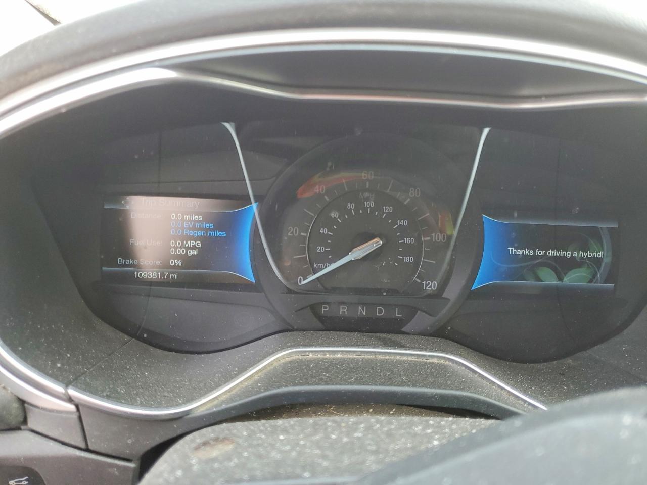 2014 Ford Fusion Se Hybrid Red vin: 3FA6P0LU6ER158988