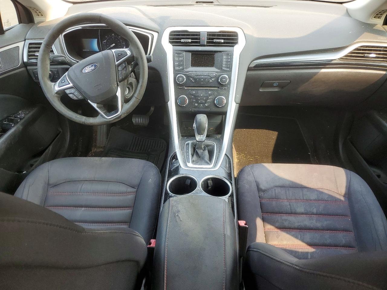 2014 Ford Fusion Se Hybrid Red vin: 3FA6P0LU6ER158988