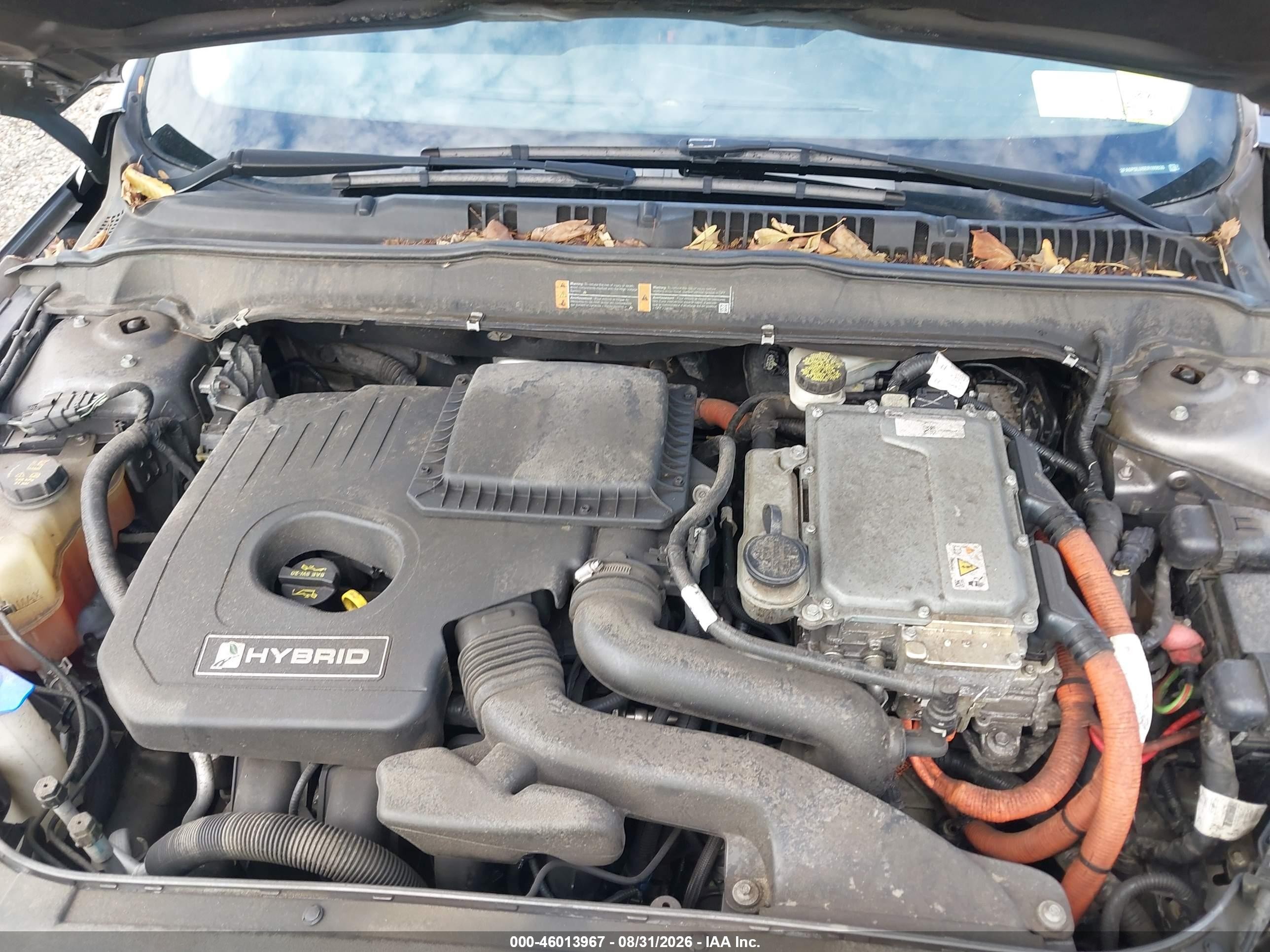 2014 Ford Fusion Hybrid Se Gray vin: 3FA6P0LU6ER189836
