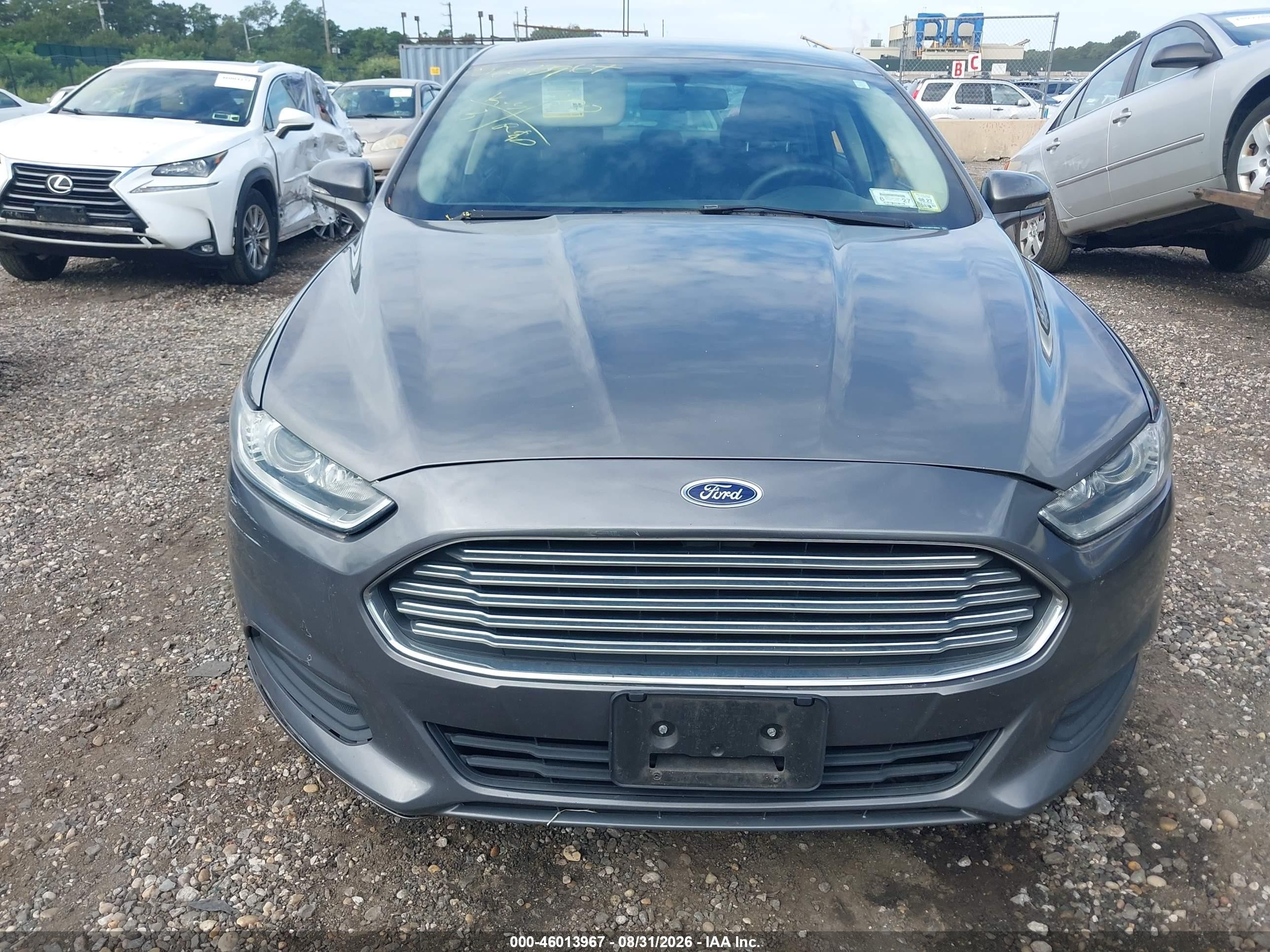 2014 Ford Fusion Hybrid Se Gray vin: 3FA6P0LU6ER189836
