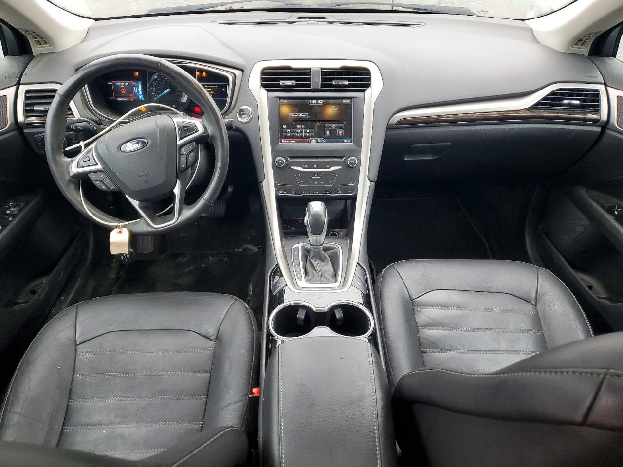 2014 Ford Fusion Se Hybrid Gray vin: 3FA6P0LU6ER296238