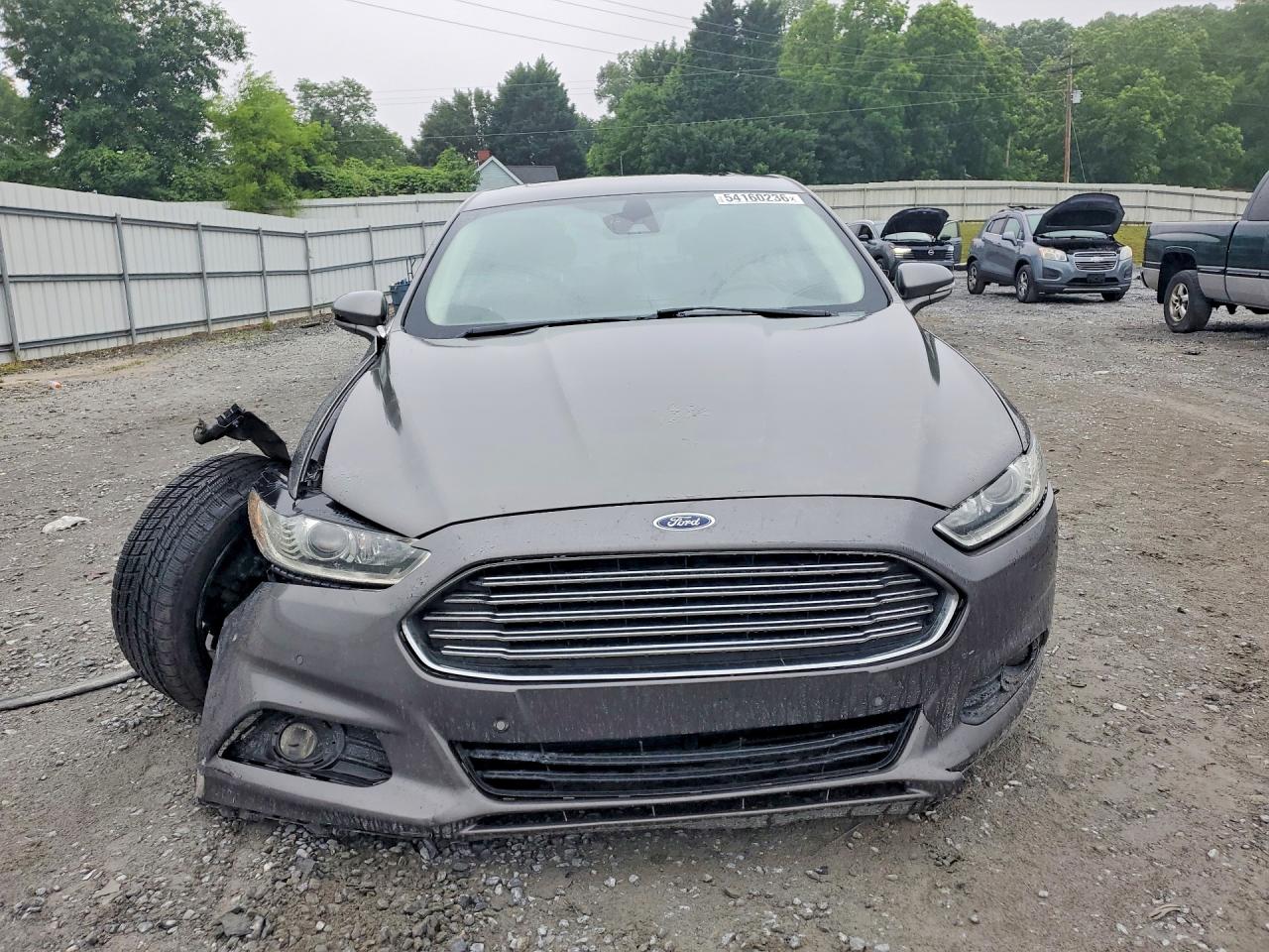 2014 Ford Fusion Se Hybrid Gray vin: 3FA6P0LU6ER296238