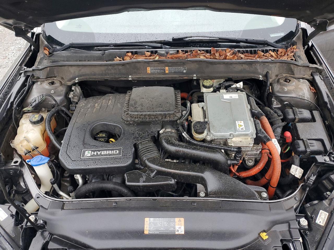 2014 Ford Fusion Se Hybrid Gray vin: 3FA6P0LU6ER296238