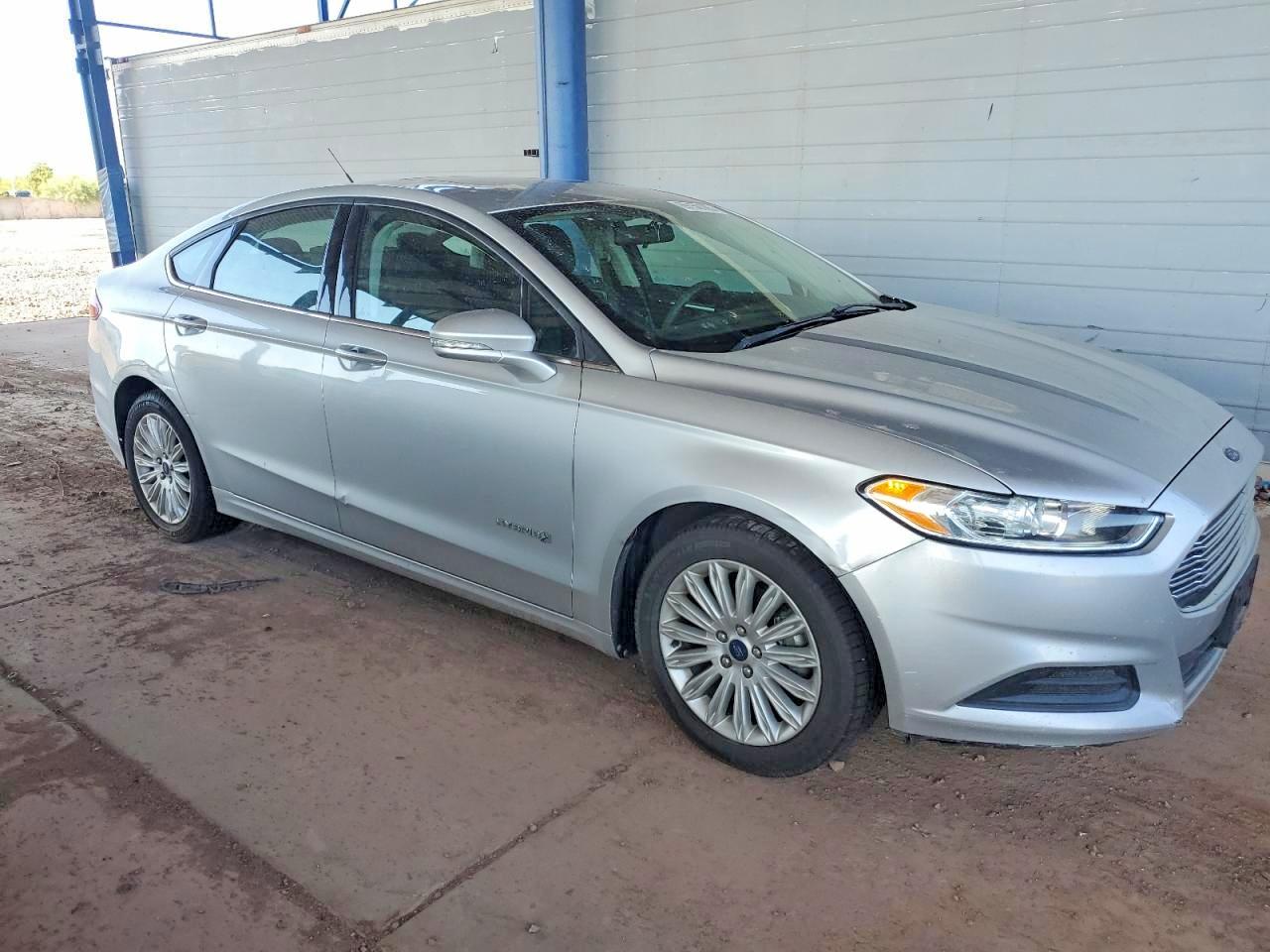 2014 Ford Fusion Se Hybrid Silver vin: 3FA6P0LU6ER317489