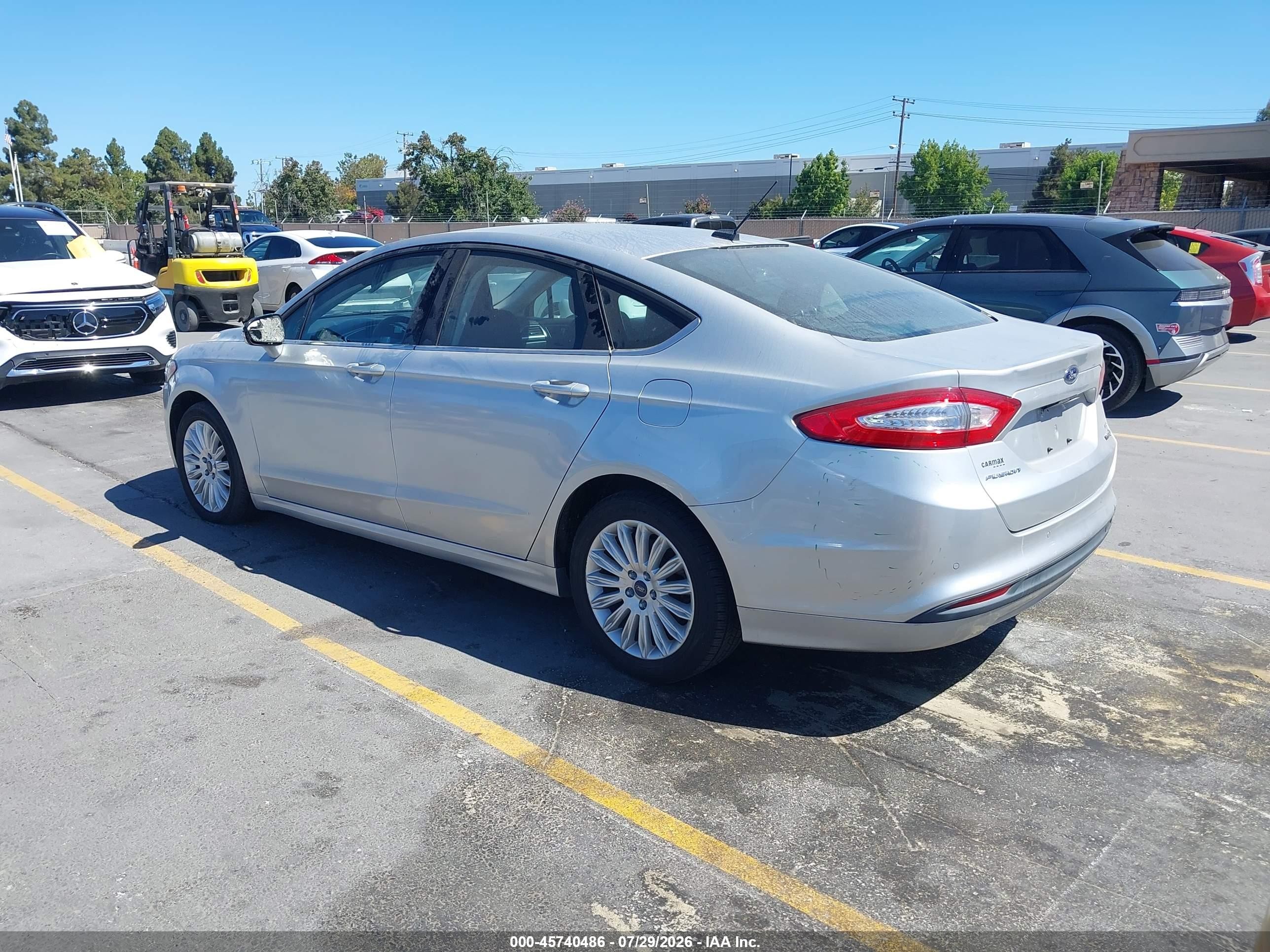 2014 Ford Fusion Hybrid Se Gray vin: 3FA6P0LU6ER357622