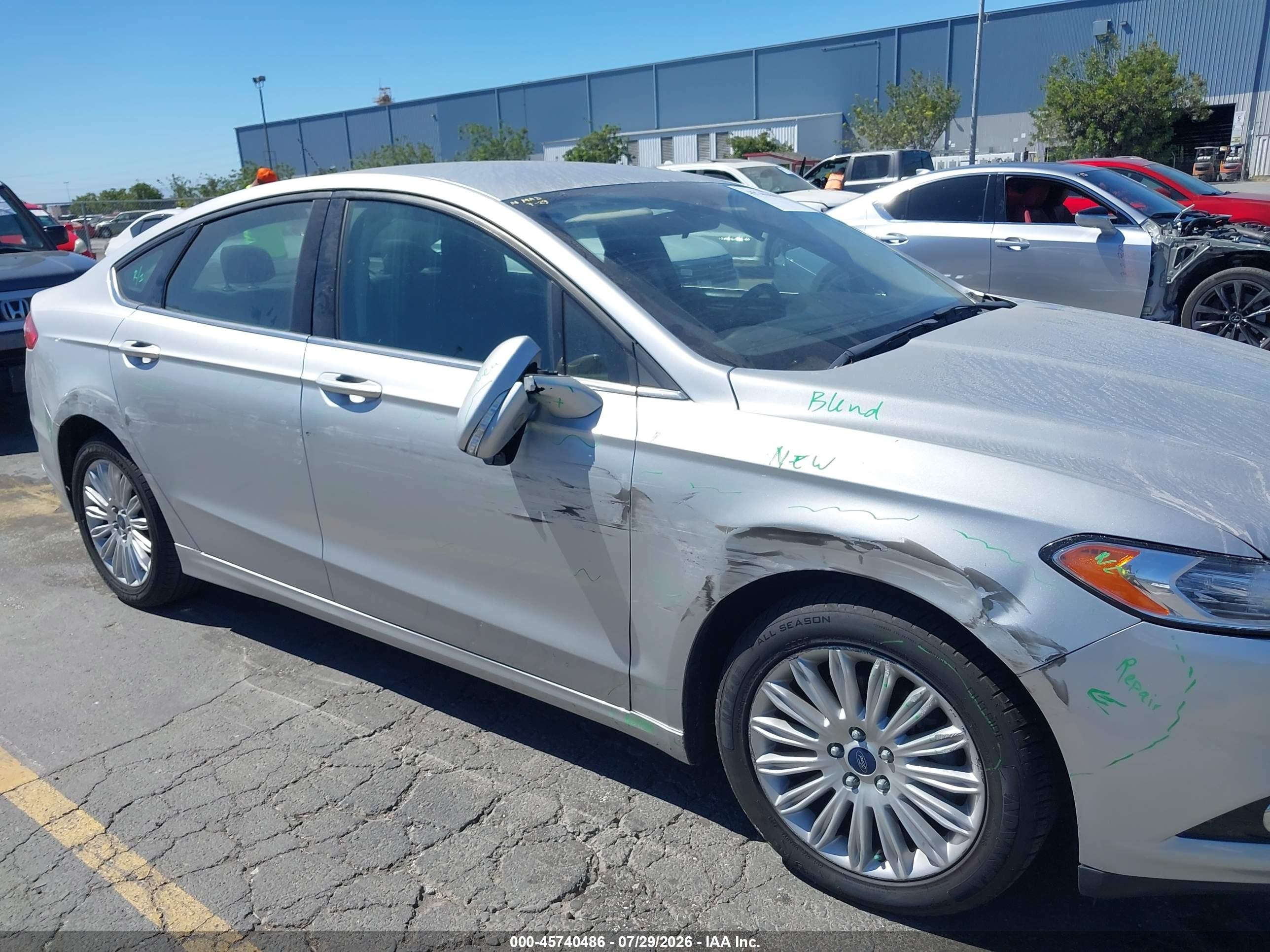 2014 Ford Fusion Hybrid Se Gray vin: 3FA6P0LU6ER357622