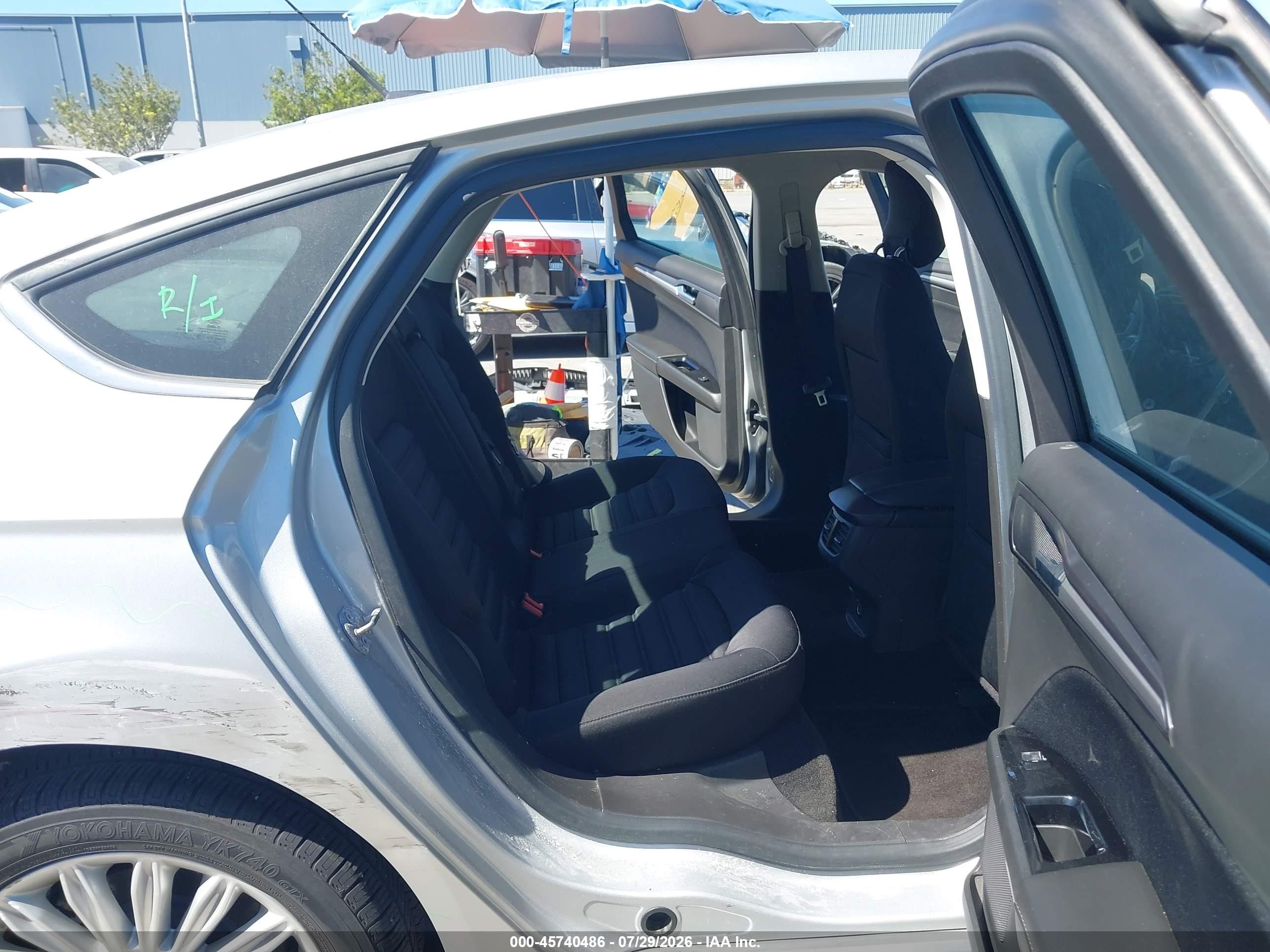 2014 Ford Fusion Hybrid Se Gray vin: 3FA6P0LU6ER357622