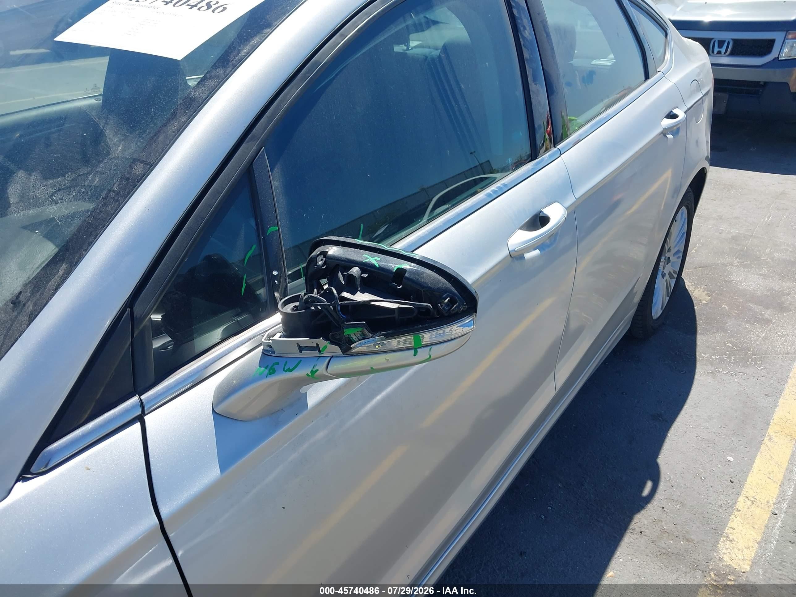 2014 Ford Fusion Hybrid Se Gray vin: 3FA6P0LU6ER357622