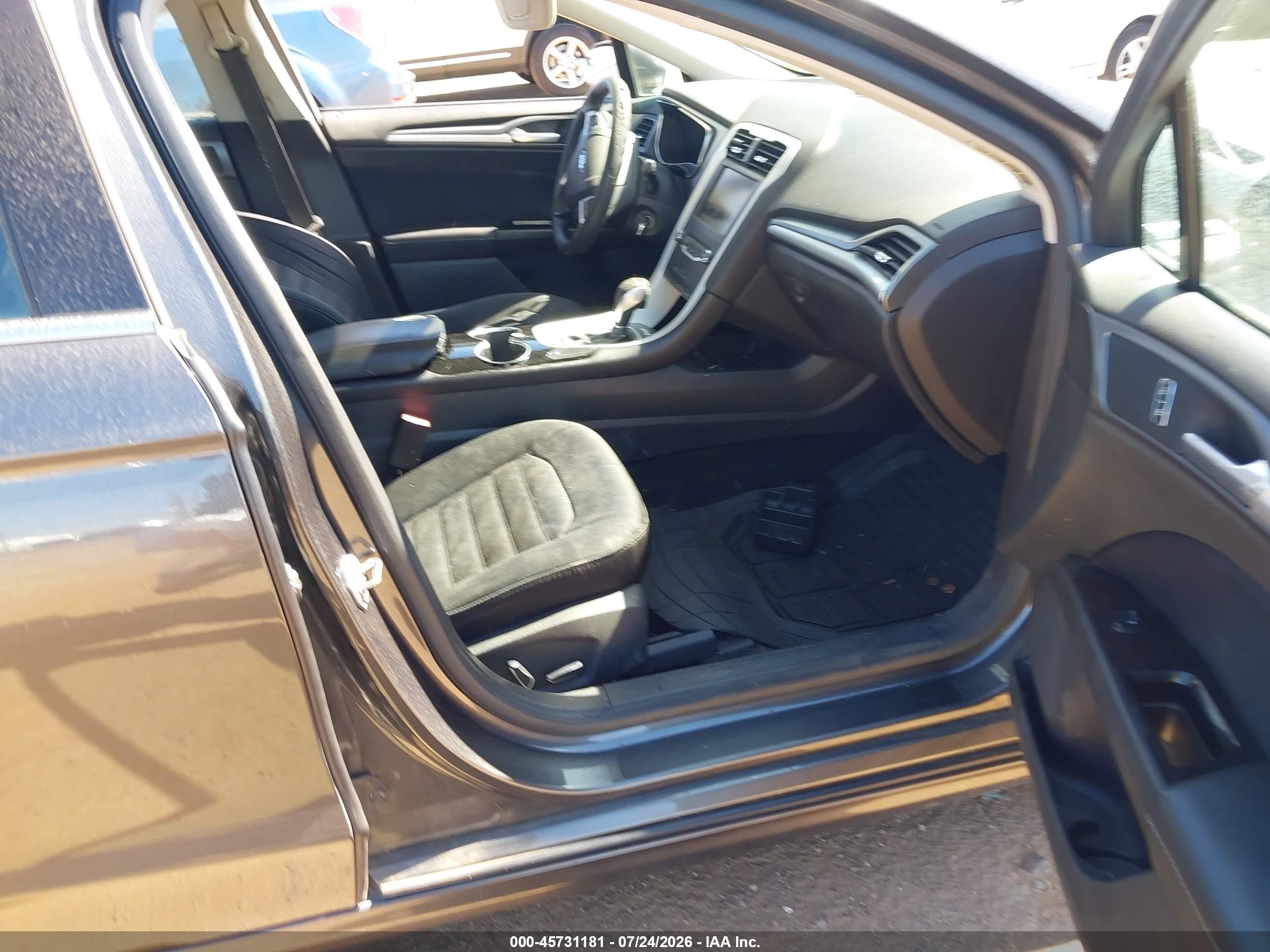 2015 Ford Fusion Hybrid Se Gray vin: 3FA6P0LU6FR144297