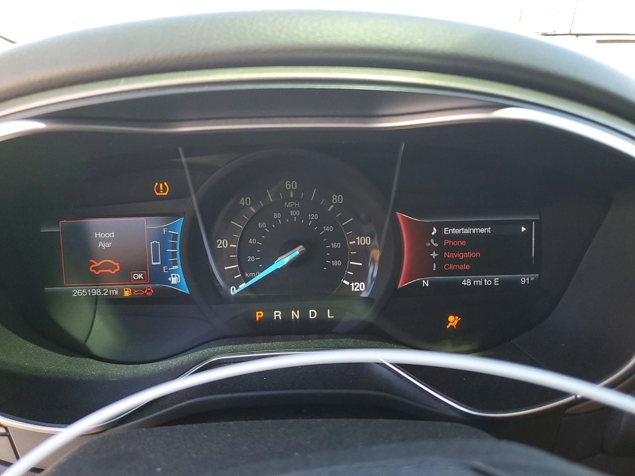 2015 Ford Fusion Se Hybrid White vin: 3FA6P0LU6FR170141