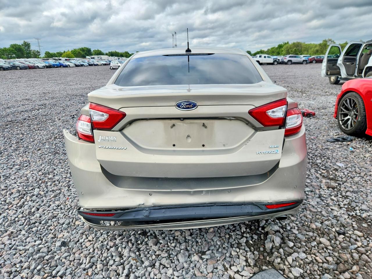 2015 Ford Fusion Se Hybrid Желто-коричневый vin: 3FA6P0LU6FR197985