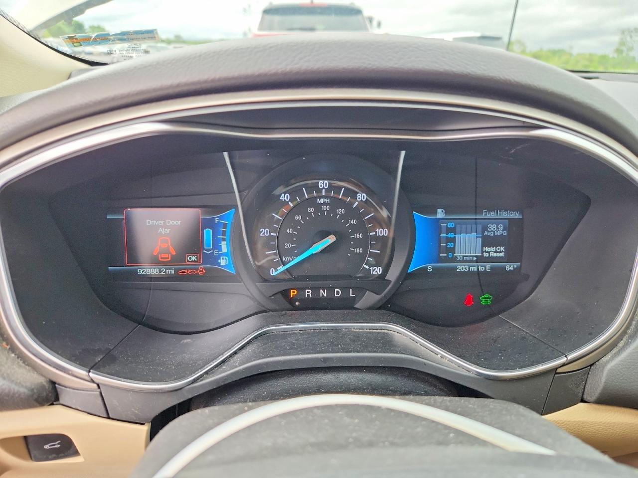 2015 Ford Fusion Se Hybrid Желто-коричневый vin: 3FA6P0LU6FR197985